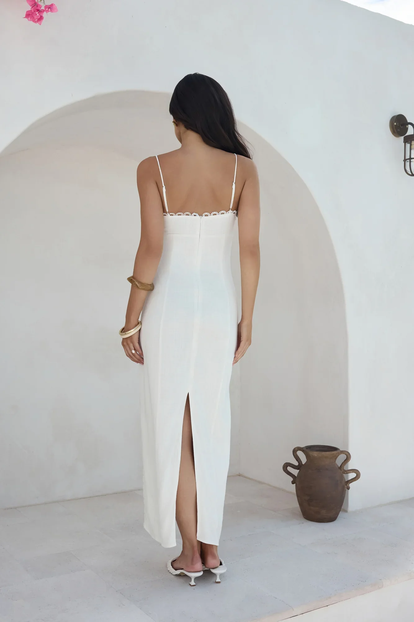 Moonlit Dance��Maxi Dress White