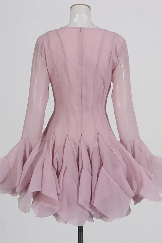 Miranda Asymmetric Hem Mini Dress
