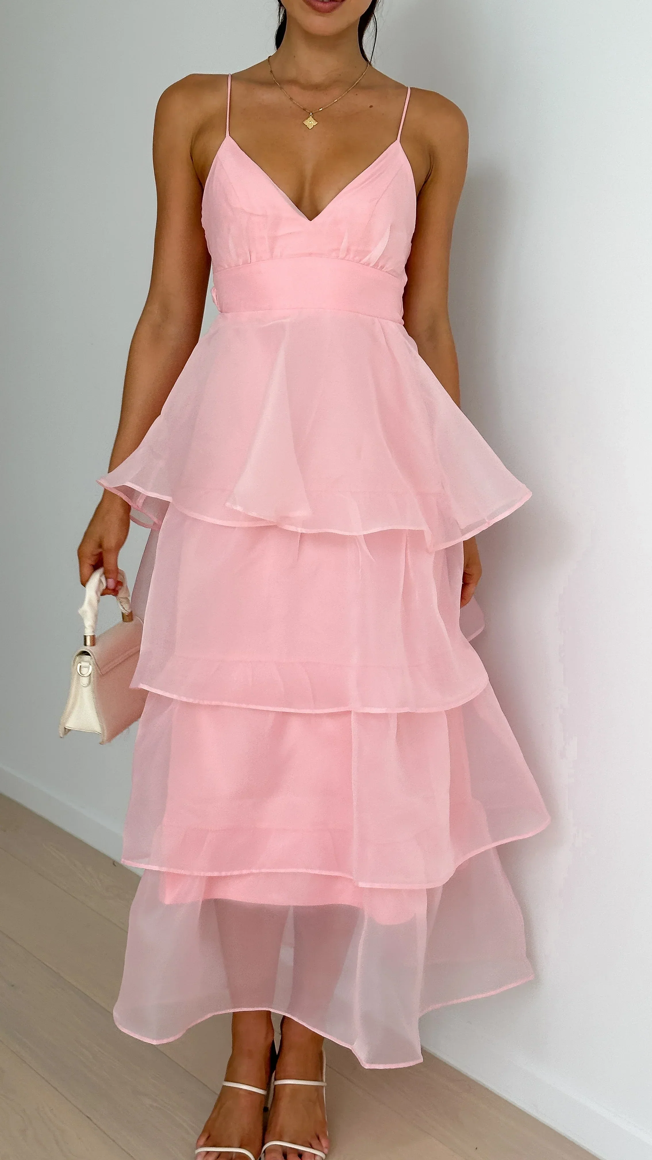 Shayla Maxi Dress - Pink - luluinthesky