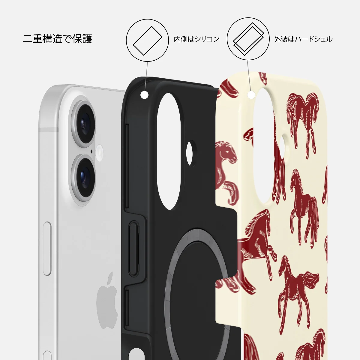 Mustang - iPhone 16 Plus ケース
