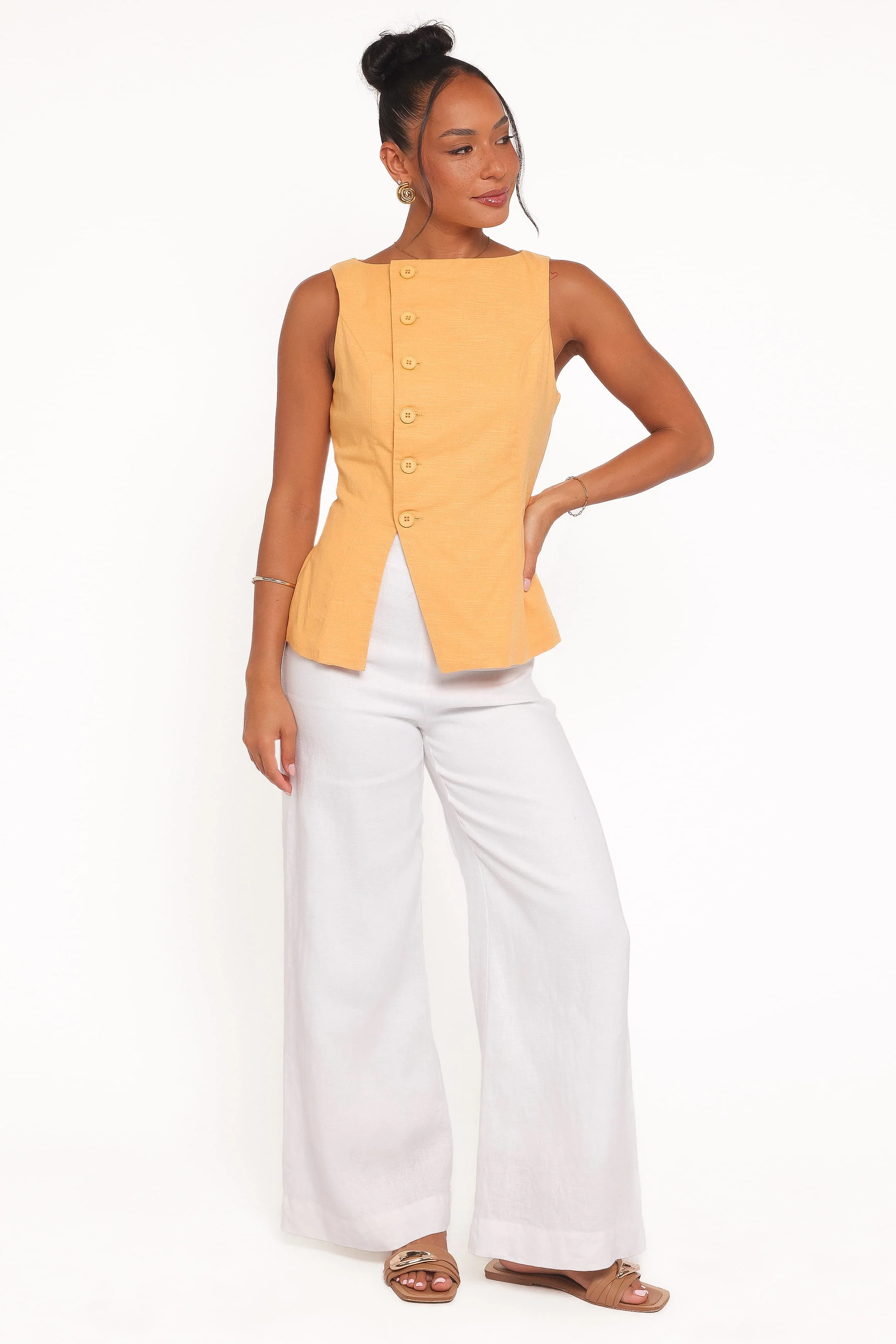 Kalyssa Asymmetrical Vest - Mango