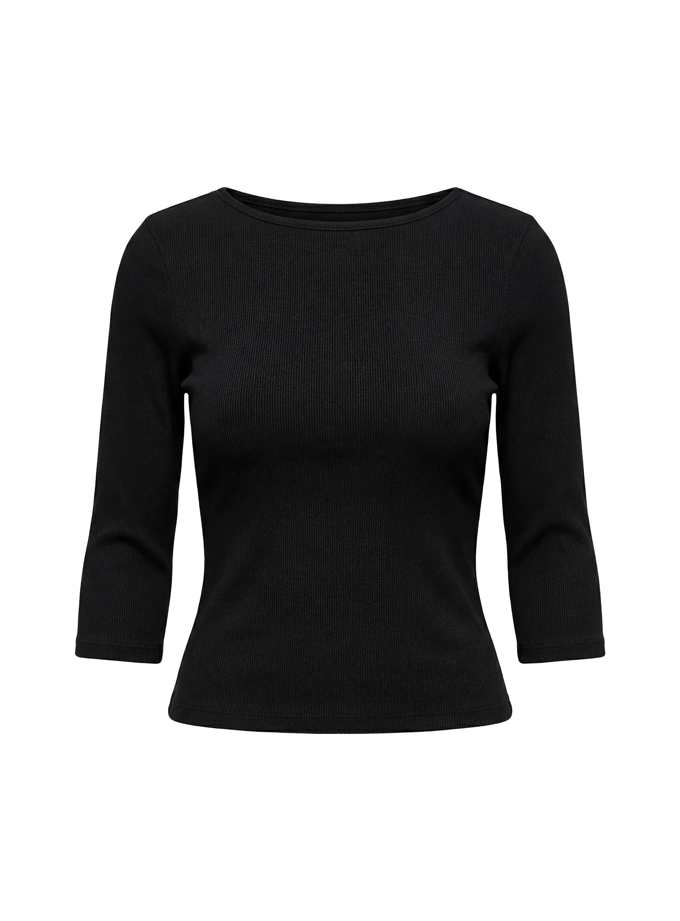 Elaia 3/4 Sleeve Top Black