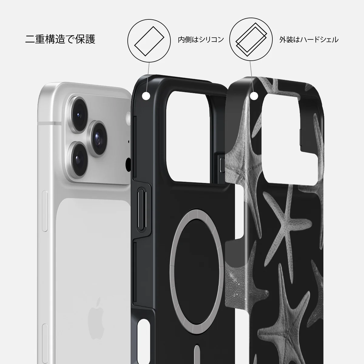 Midnight Ocean - iPhone 18 Pro ケース