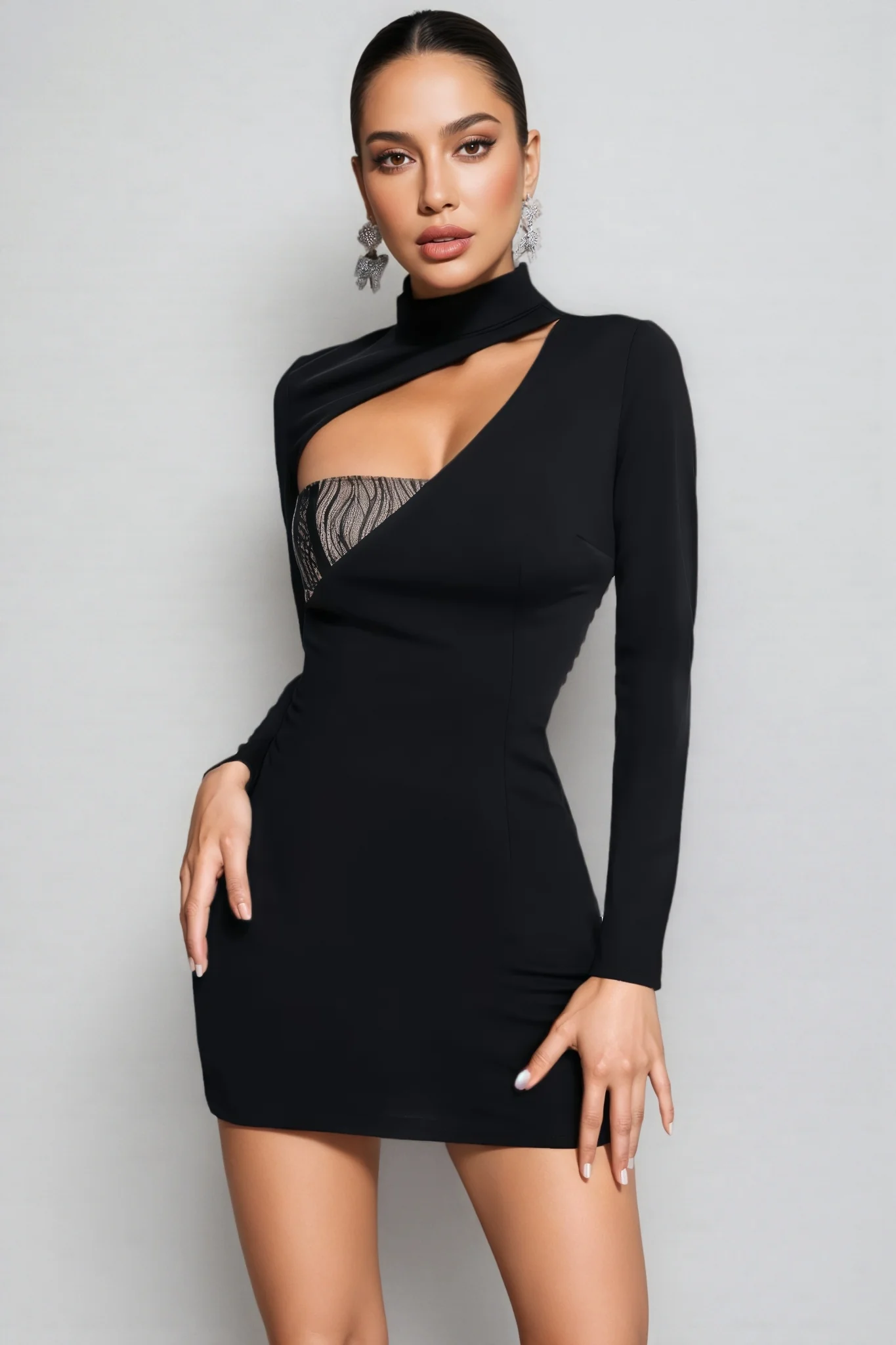 Ade Lace Cutout Mini Dress