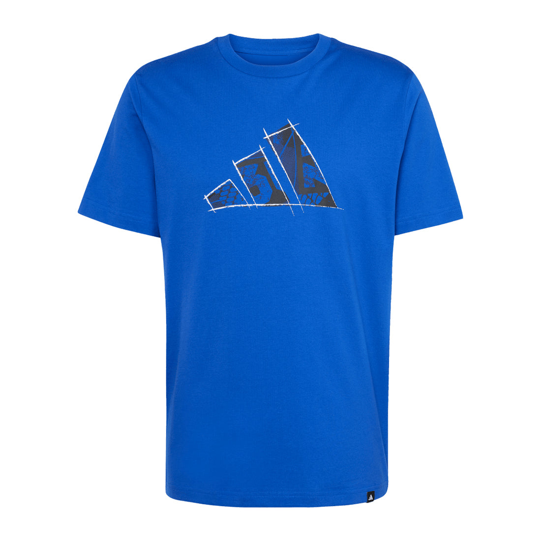 ADIDAS Photo Logo Men's Round Neck Blue JJ3933
