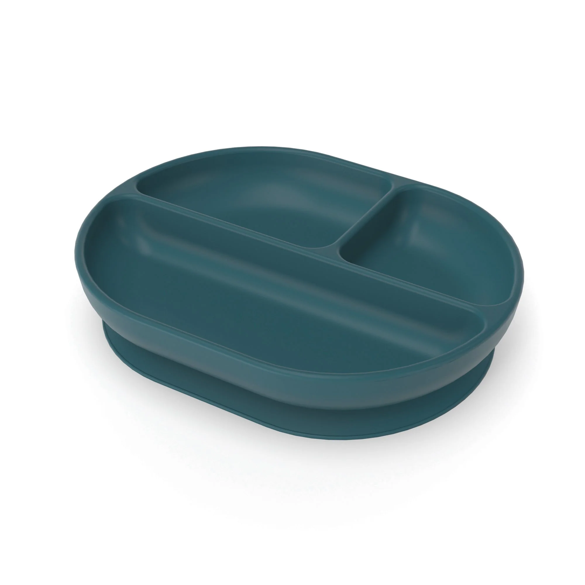 Vogeelle Silicone Divided Baby Suction Plate - Blue Abyss