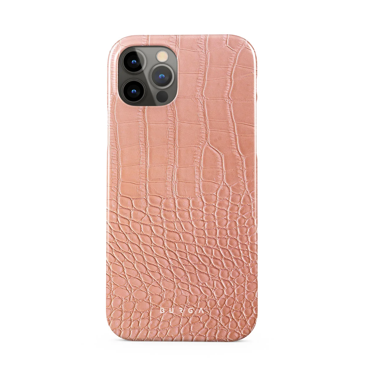 Pink Croco - iPhone 12 Pro Max ケース