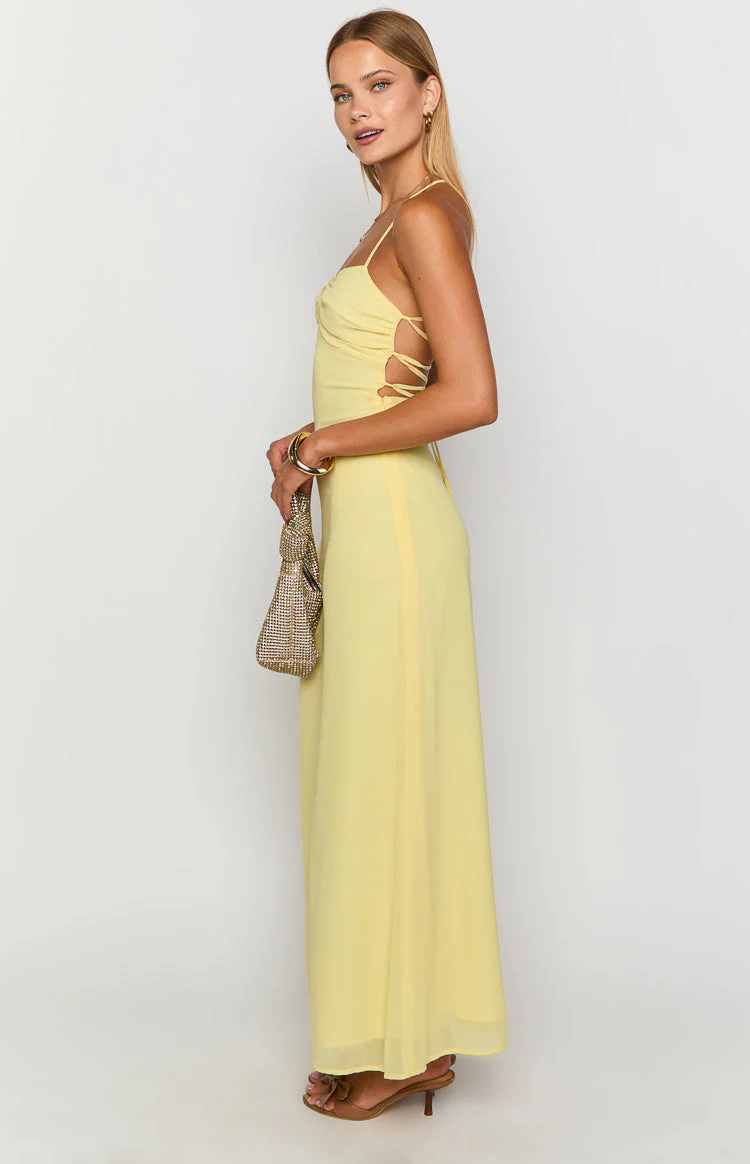 Arabelle Yellow Maxi Dress
