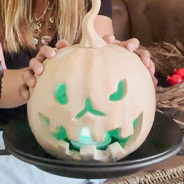 Multi-color LED Jack-O-Lantern With Bracket Option | Our 