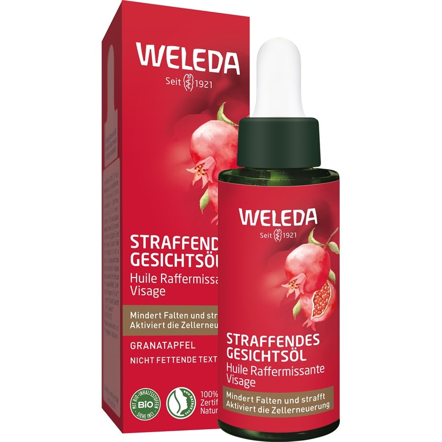 WELEDA Intensive care Ujędrniający olejek do twarzy granat