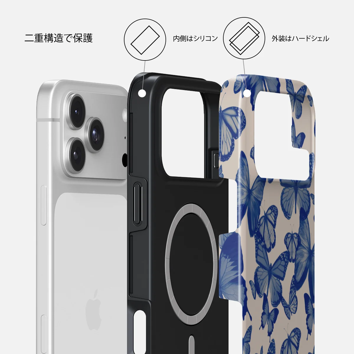 Butterfly Effect - iPhone 18 Pro ケース