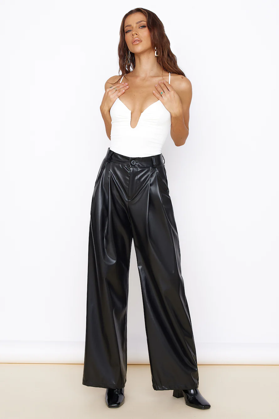 Blooming Garden Pants Black