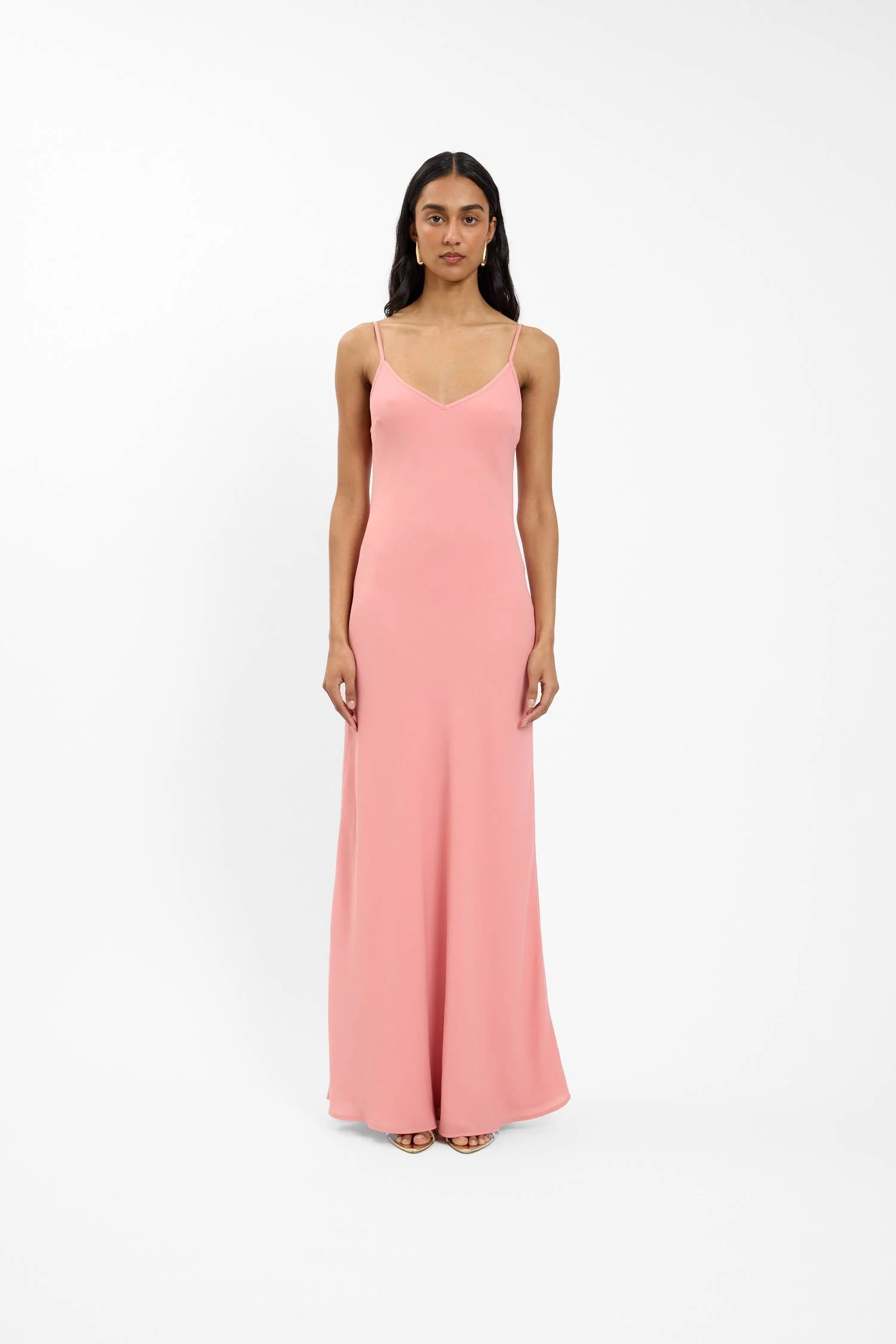Georgette Maxi Dress | Blush