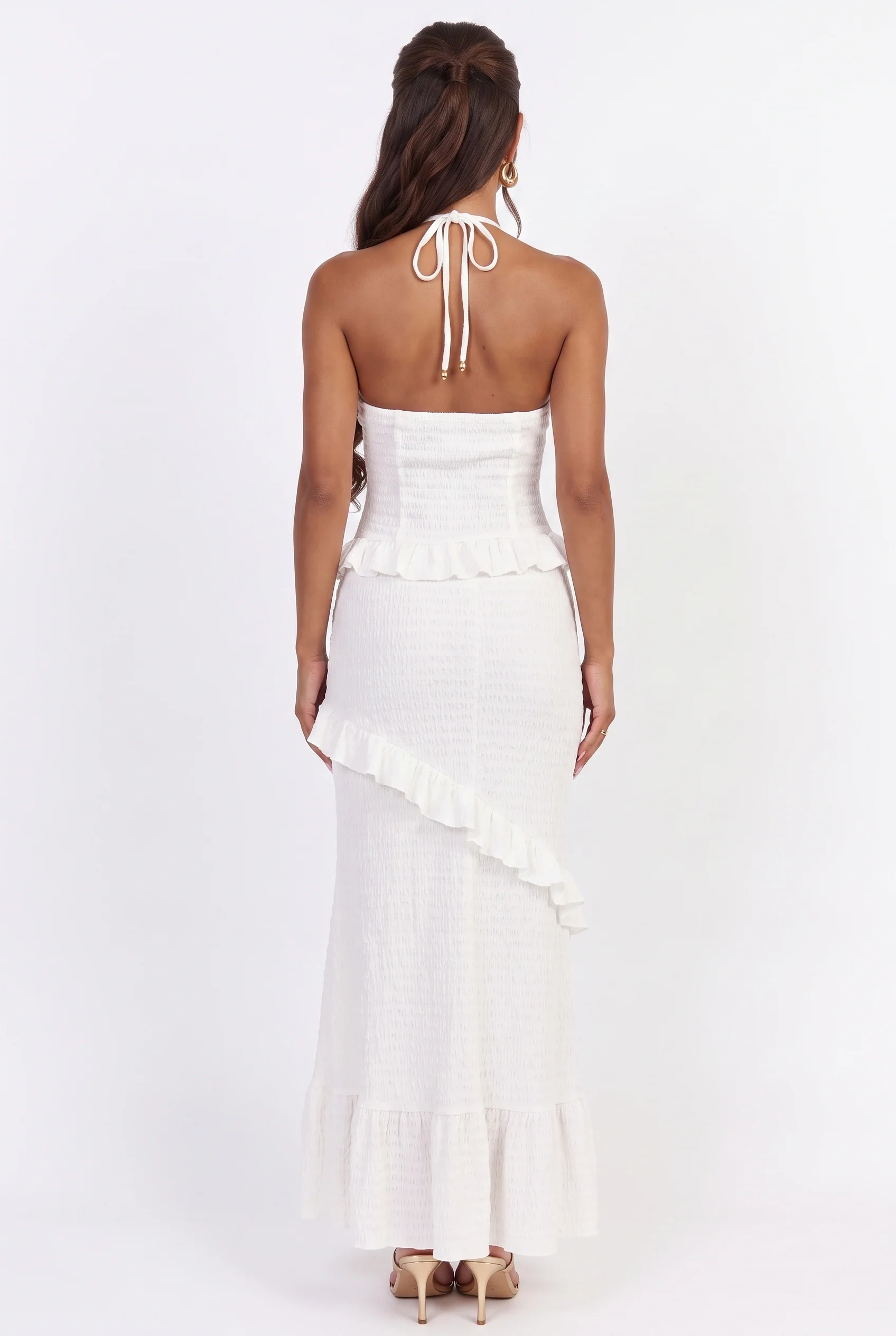 Clemence Smocked Maxi Dress