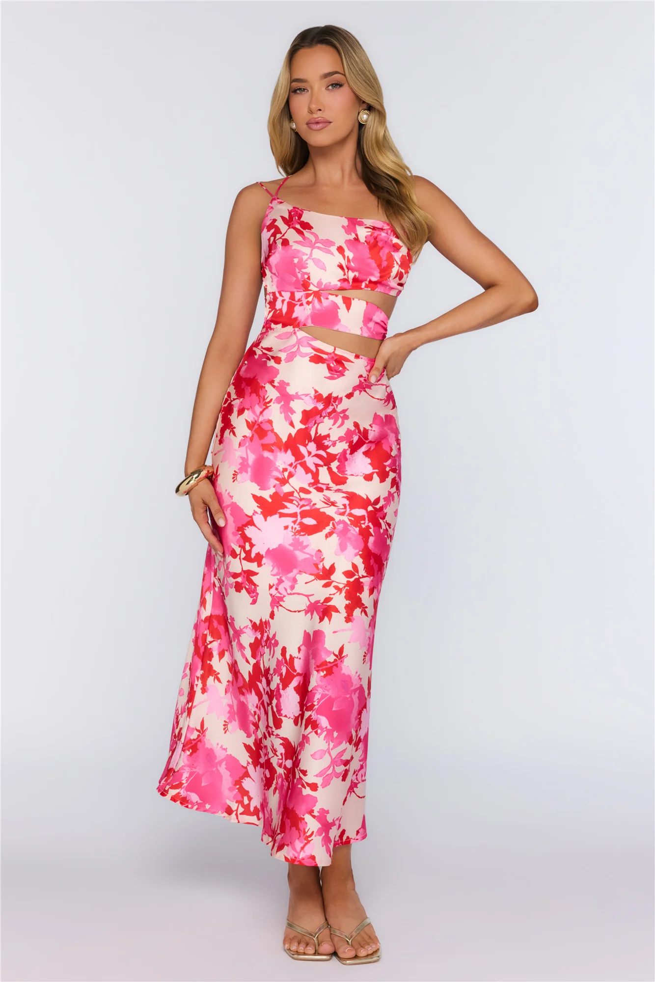 Follow My Heartbeat Maxi Dress Floral