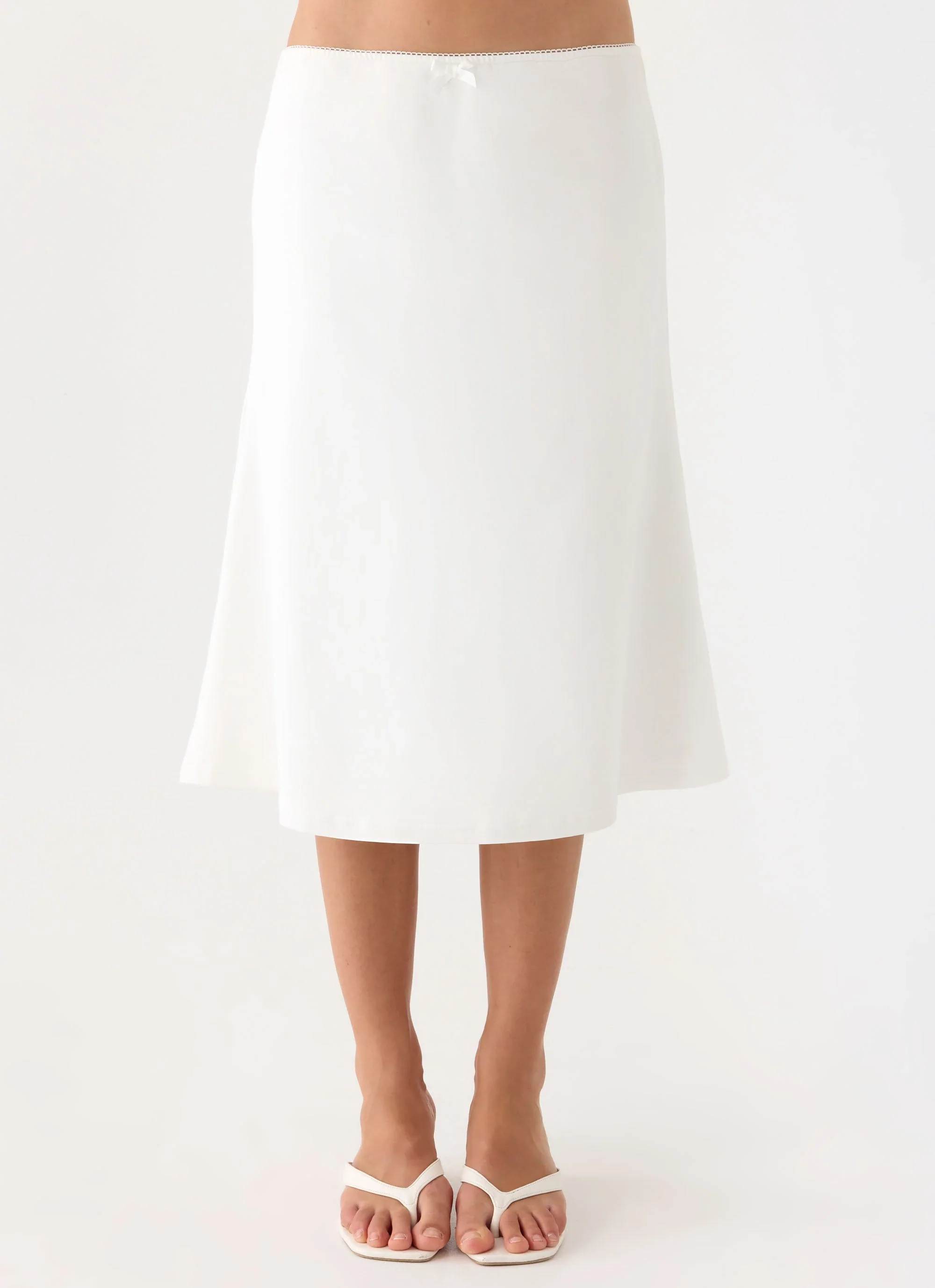 Marquas Midi Skirt - White