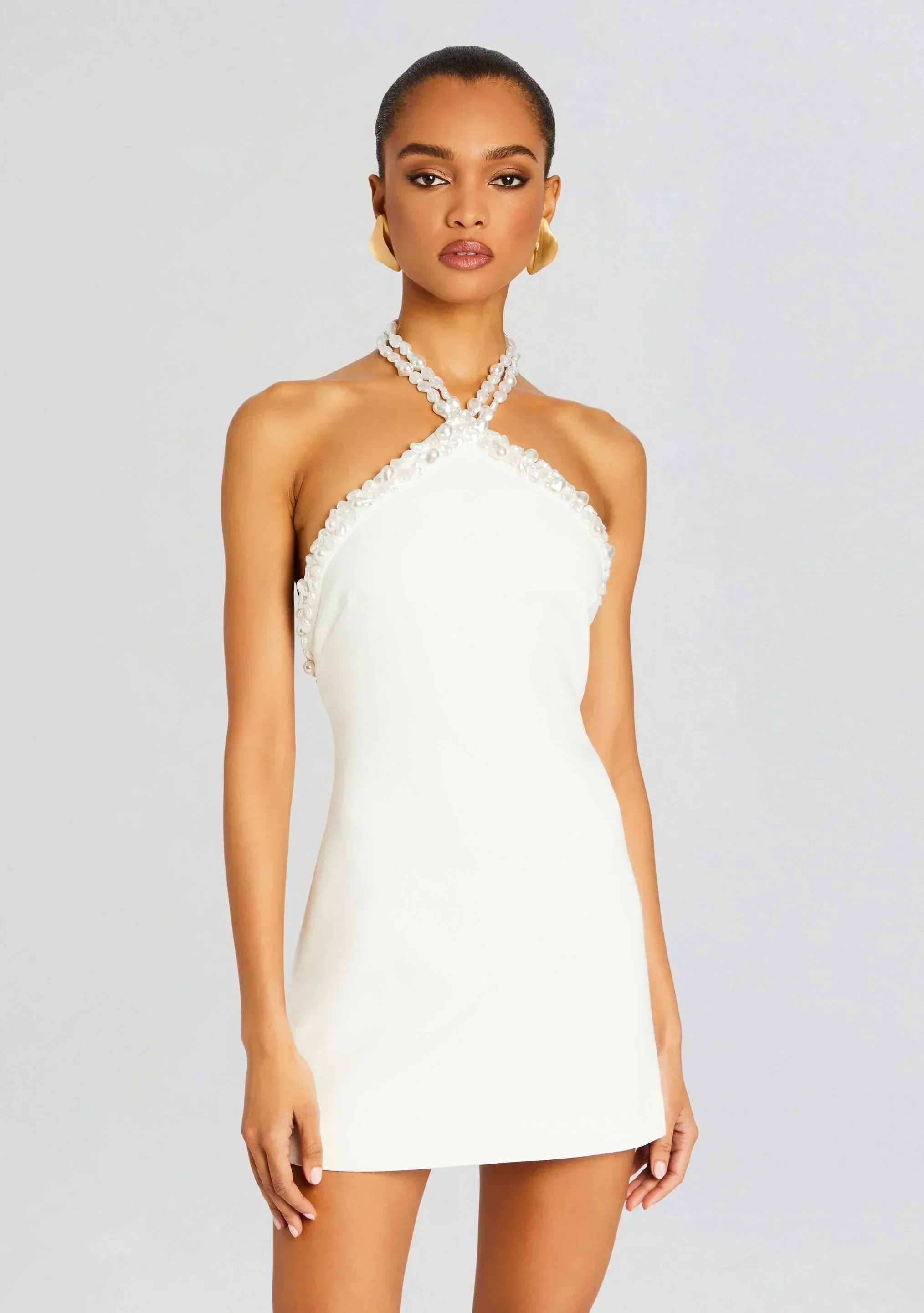 Kristi Pearl Embellished Dress - luluinthesky