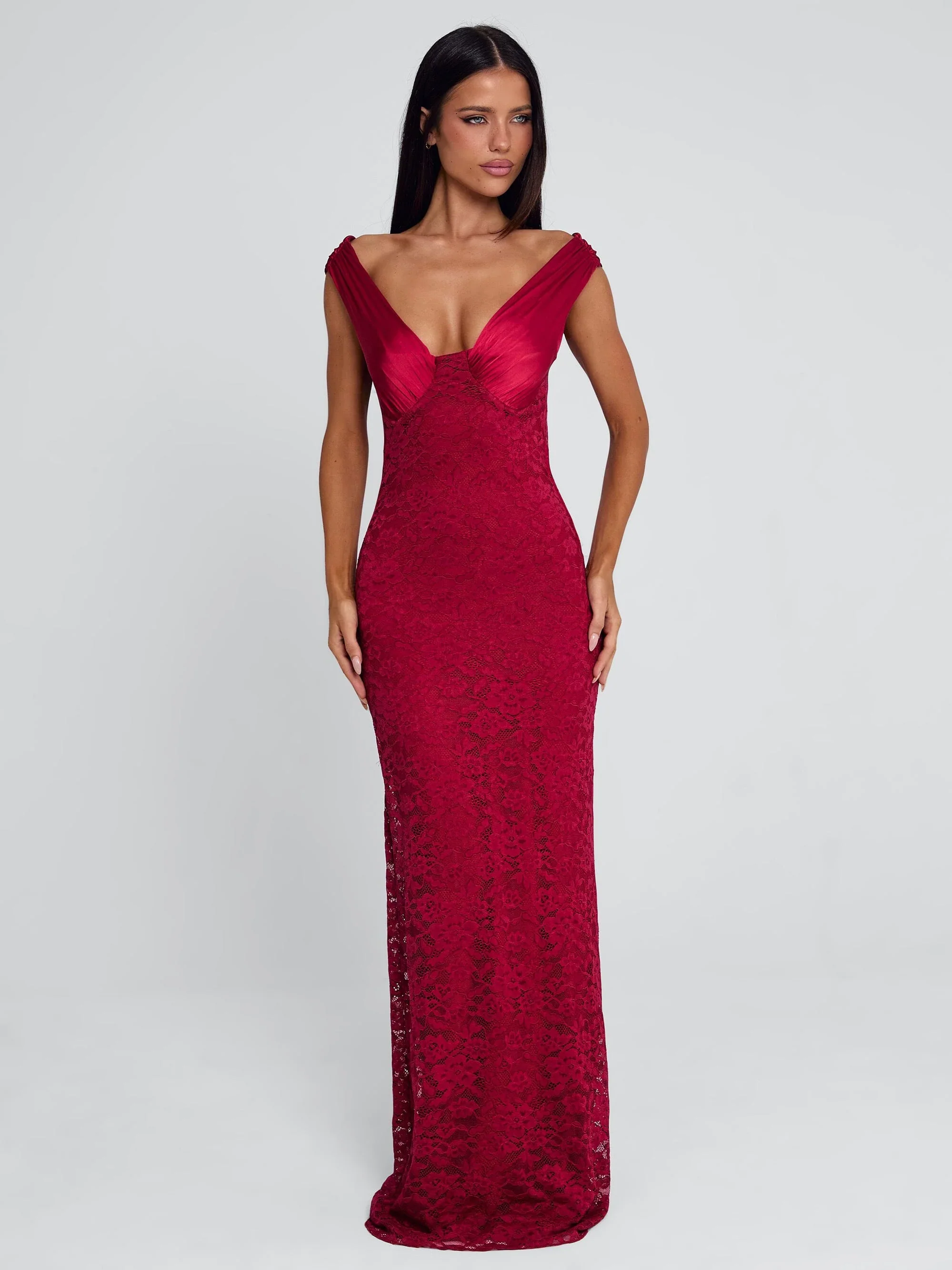 Ellapink SYLORA MAXI DRESS RED