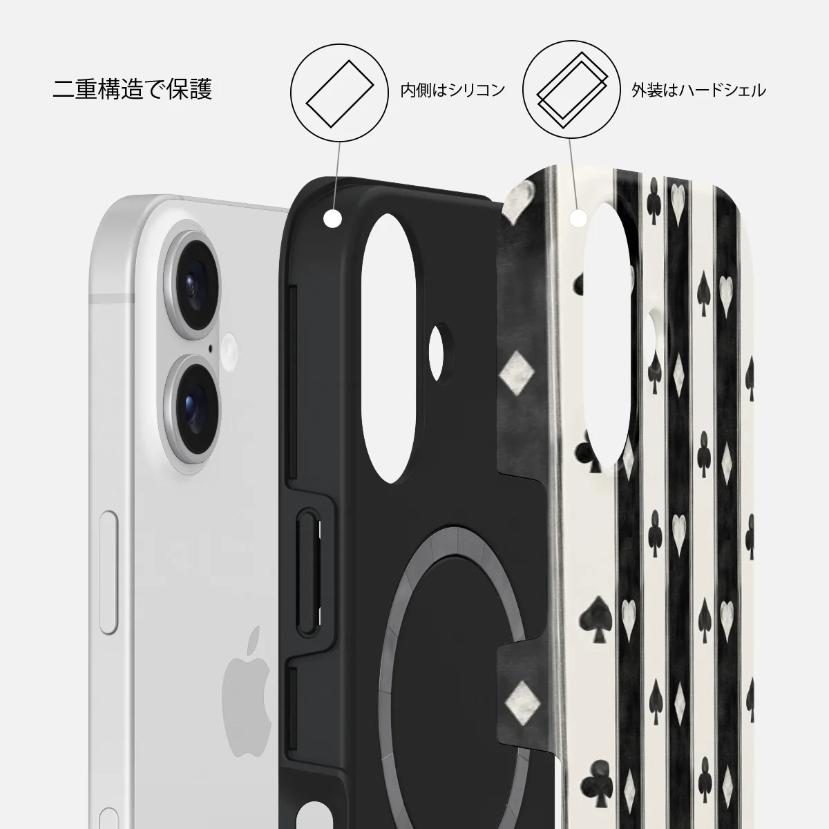 Queen's Court - iPhone 16 Plus ケース