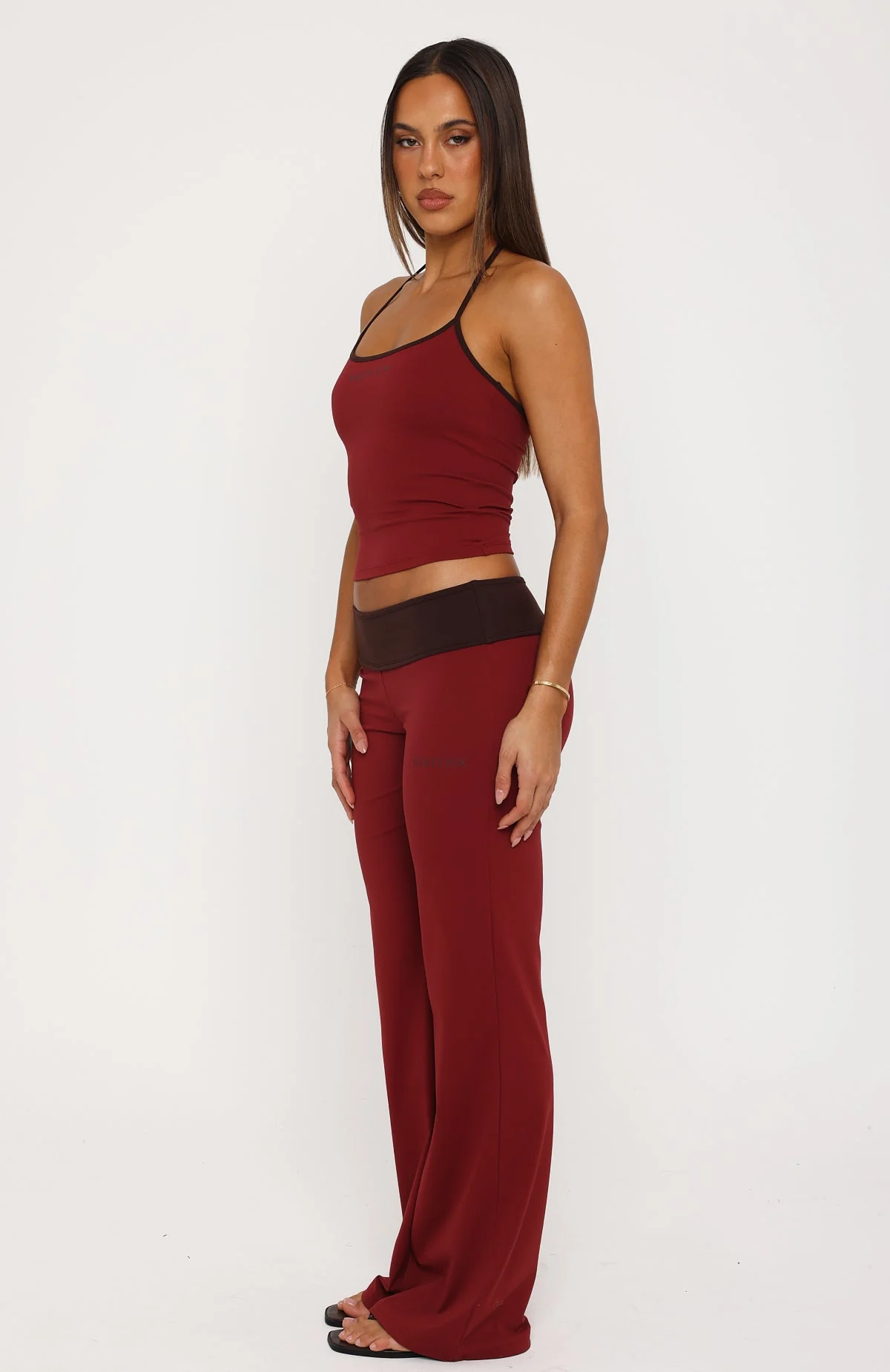 Glow Game Flare Pants Red