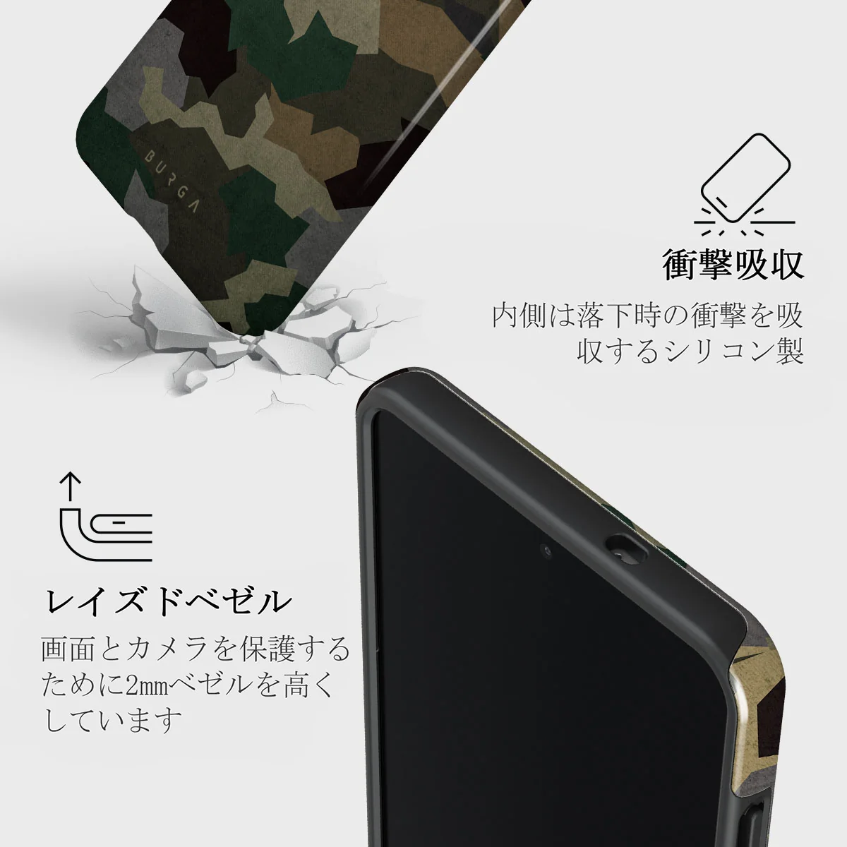 Tropical Green Camo - Samsung Galaxy S25 Edge ケース