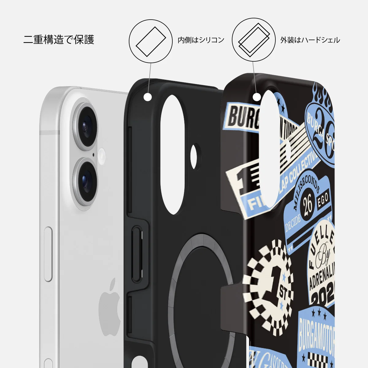 Finish Line - iPhone 16 Plus ケース