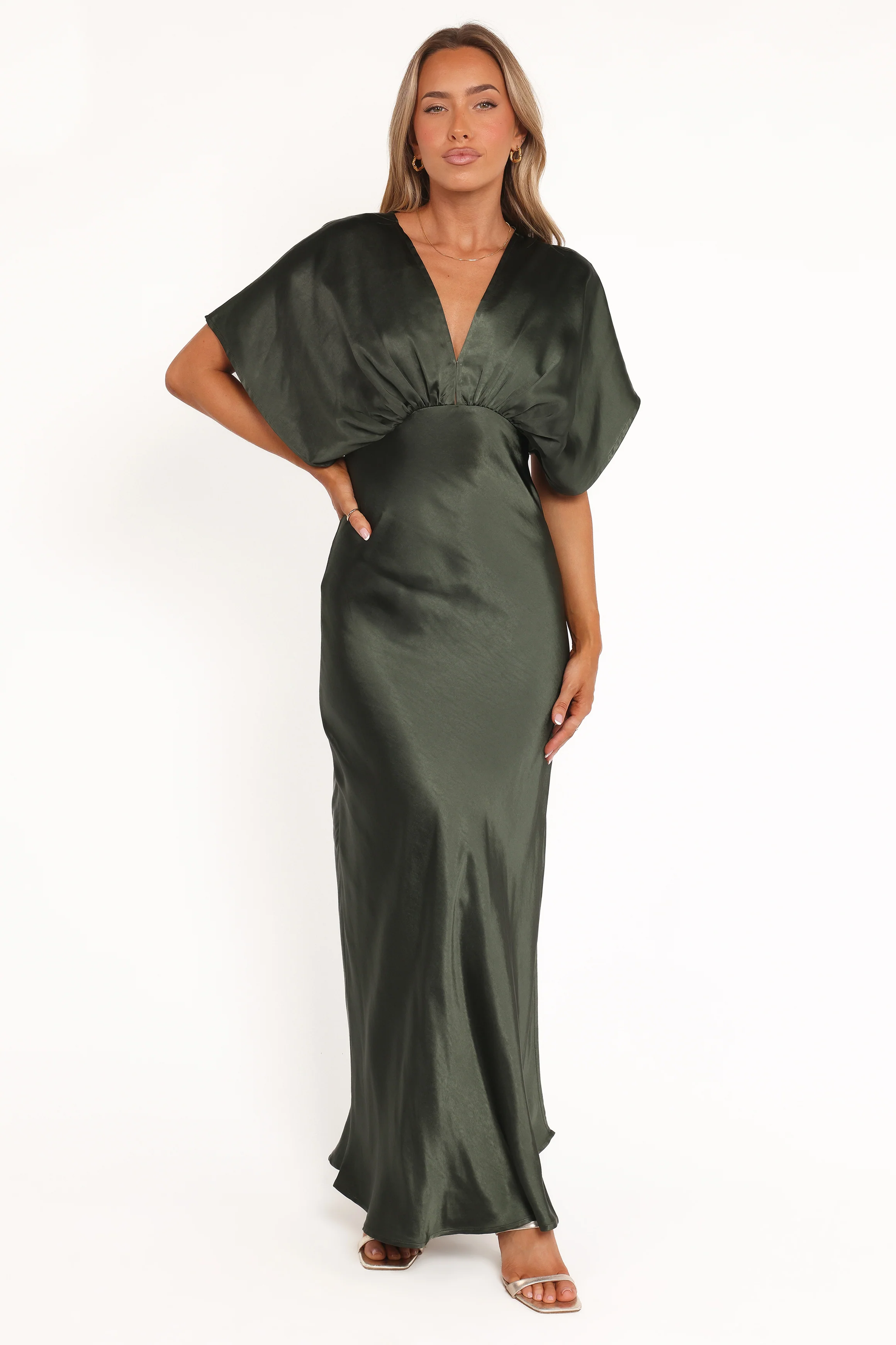 Ricki Maxi Dress - Olive Green