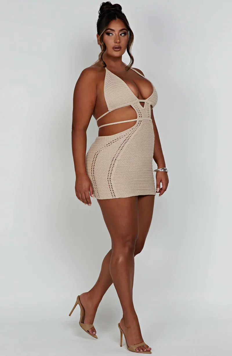 Maita Knitted Mini Dress