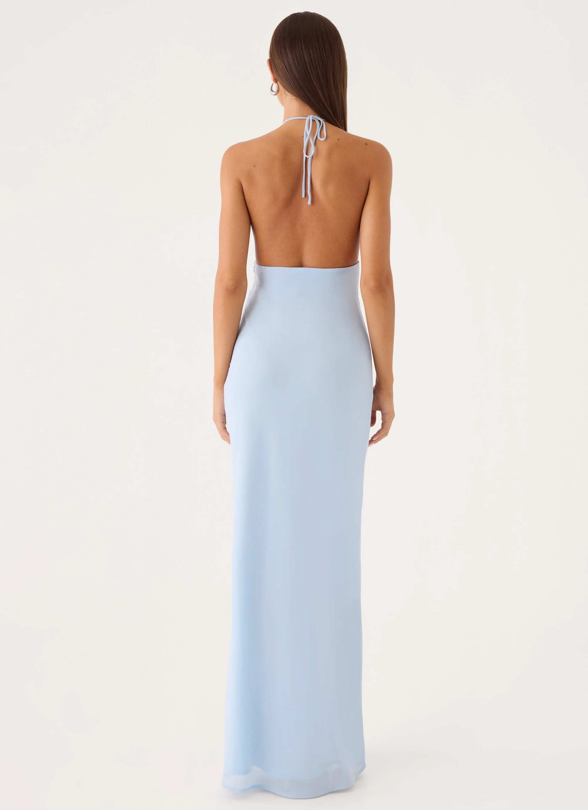Mariana Maxi Dress - Soft Blue - luluinthesky