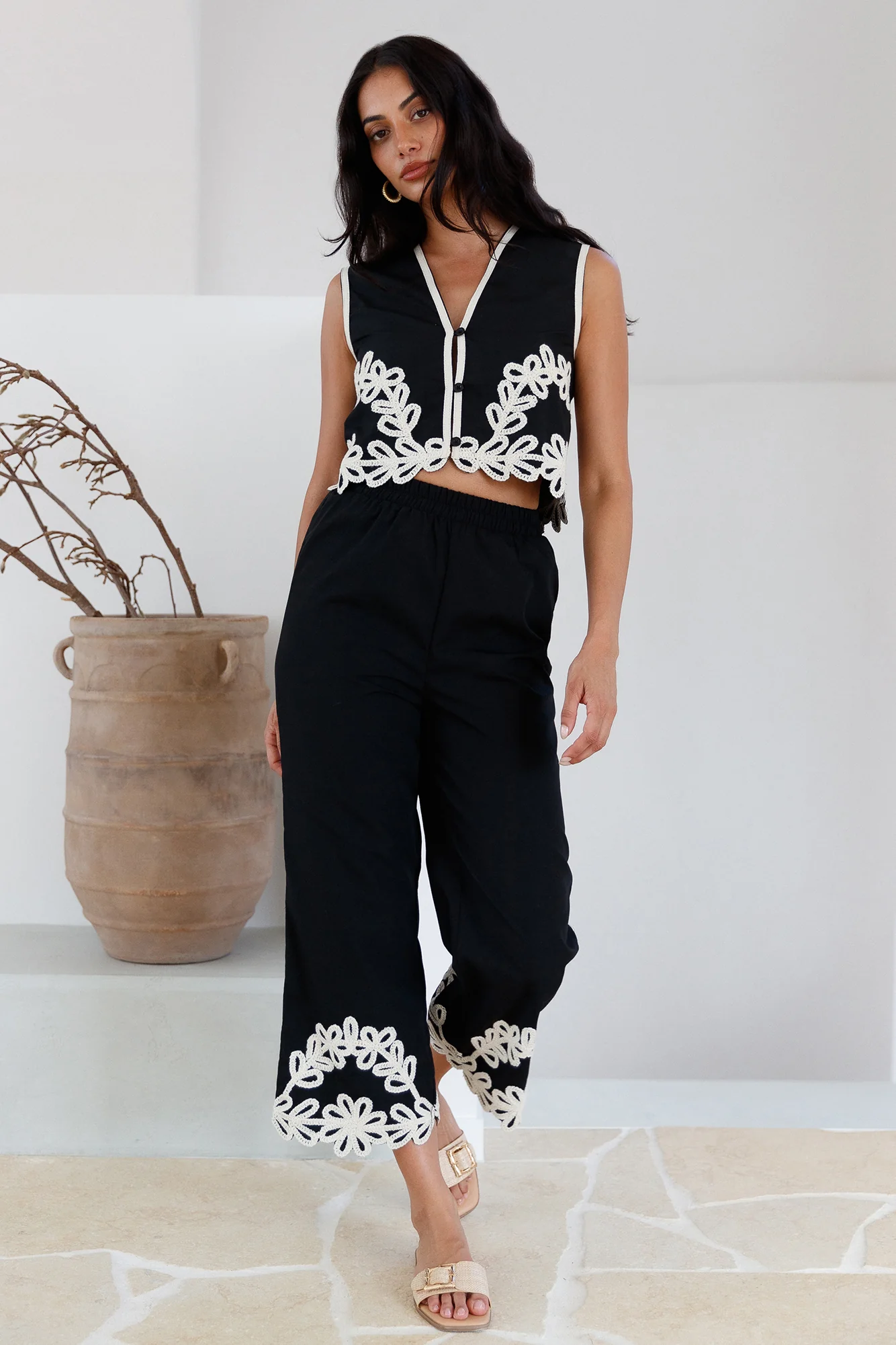 Dreaming Softly Pants Black