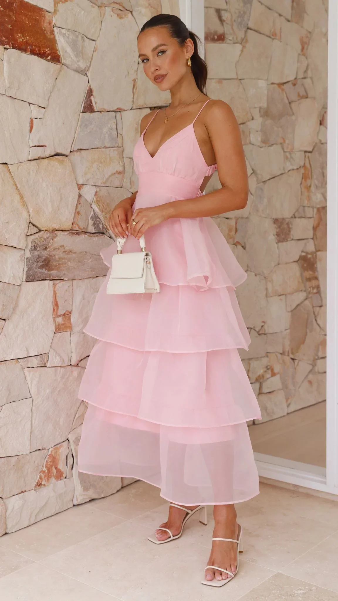 Shayla Maxi Dress - Pink - luluinthesky