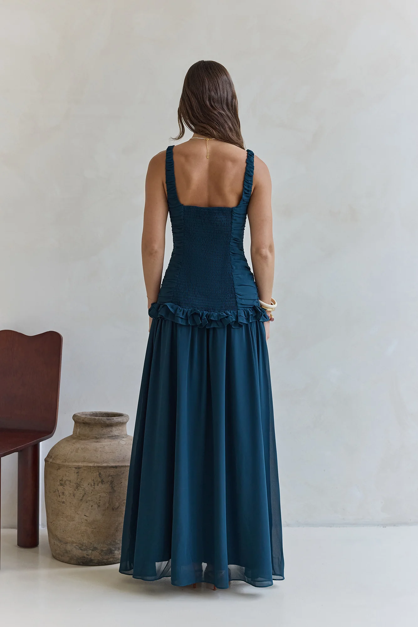 Shoreline Luxe Maxi Dress Green
