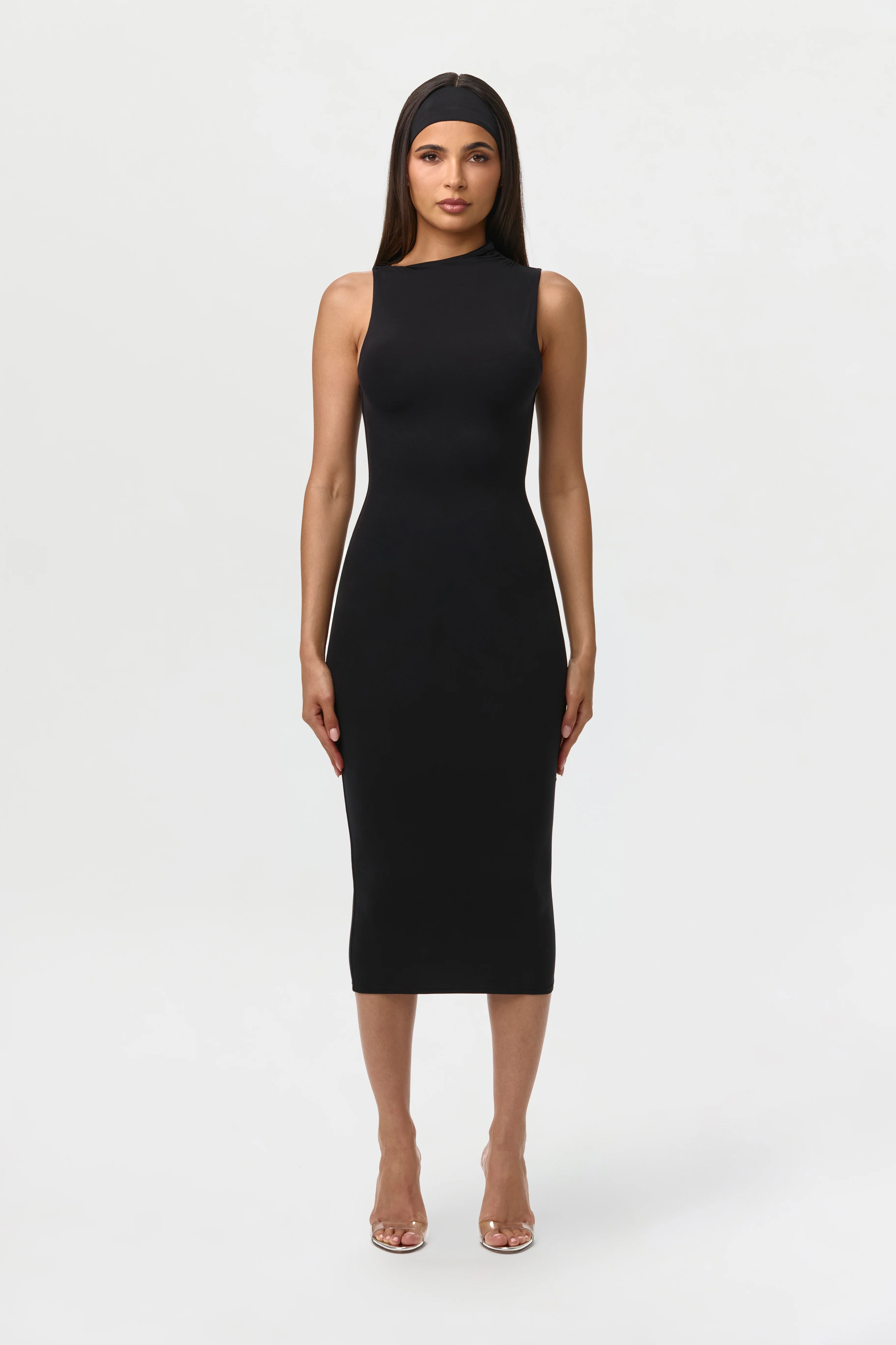Naked Sleeveless Midi Dress