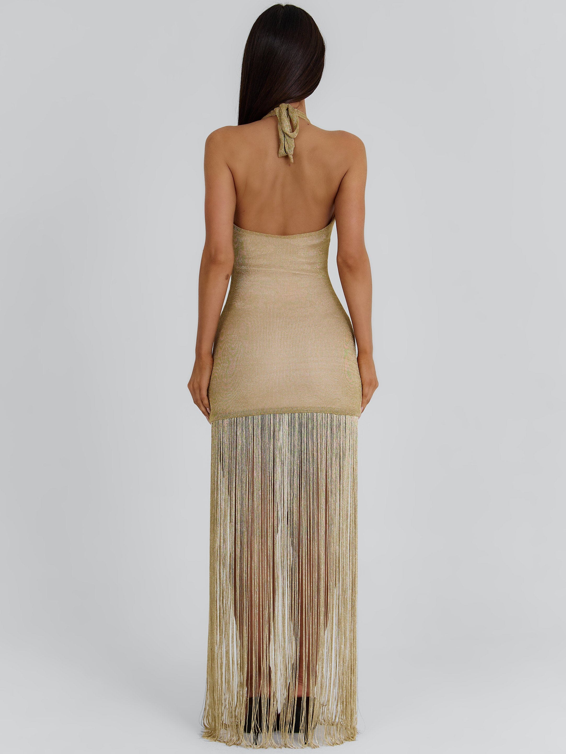 VIVVIAN MAXI DRESS GOLD