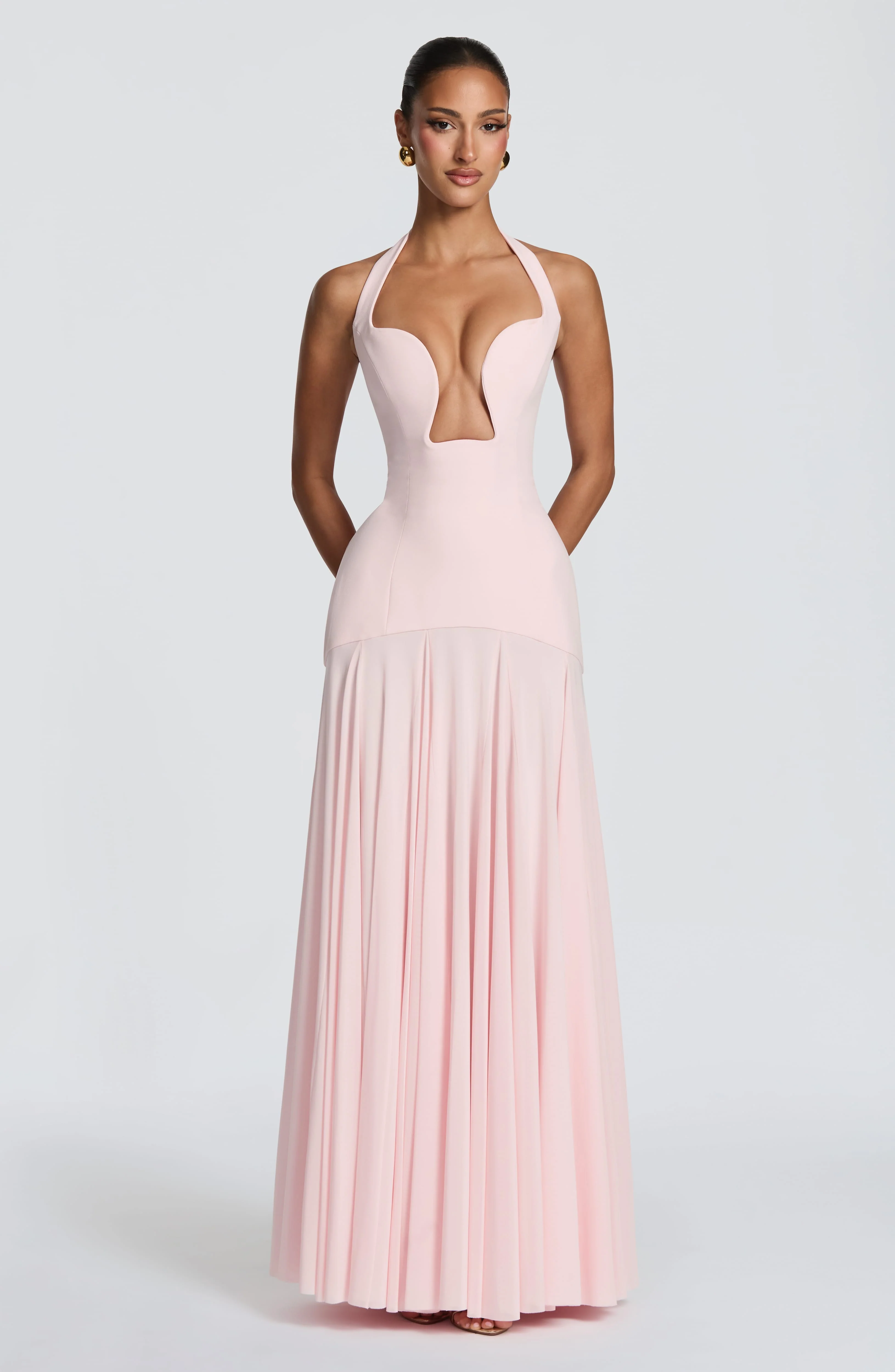 Cyrene Maxi Dress - Blush