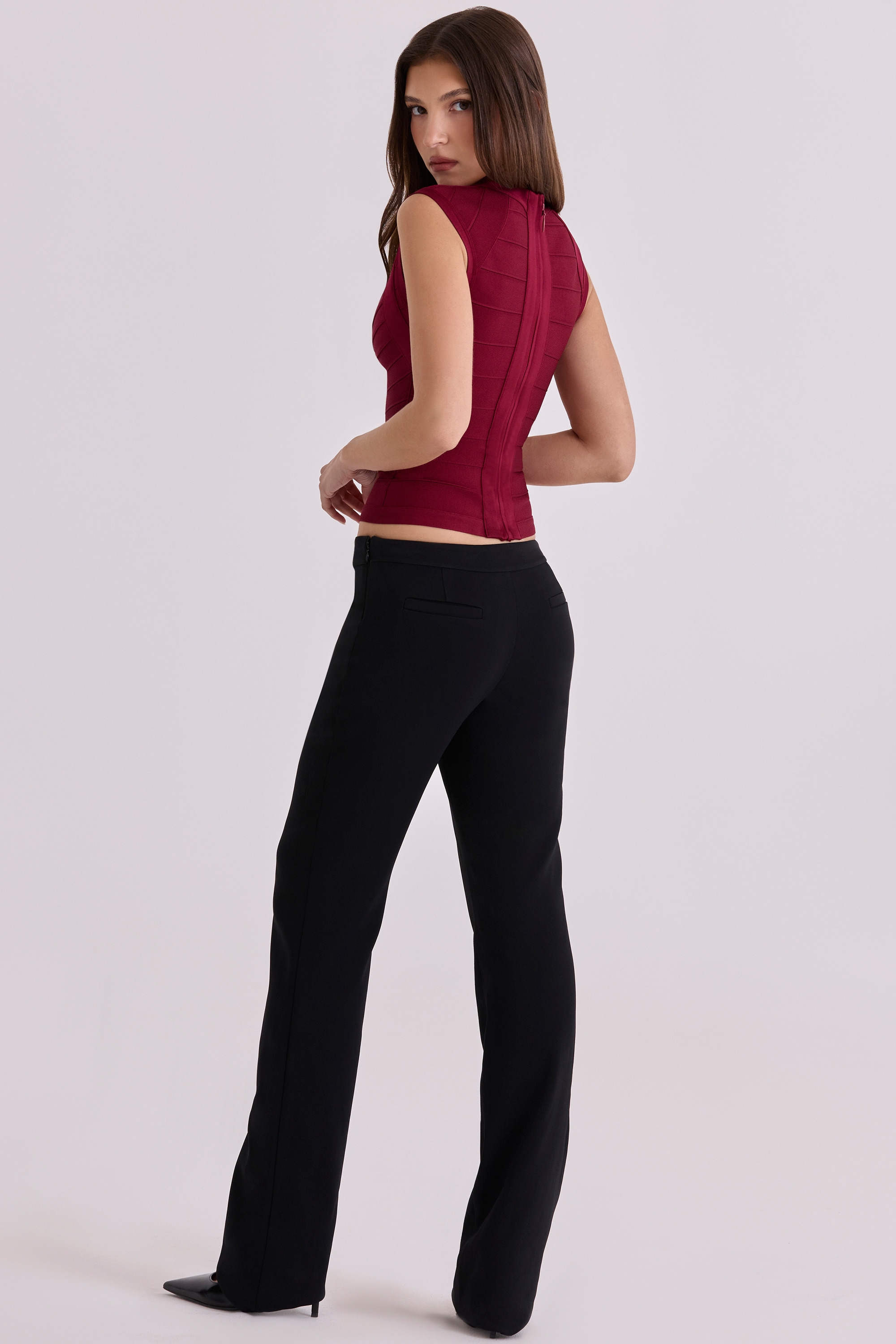 Wine Bandage Top