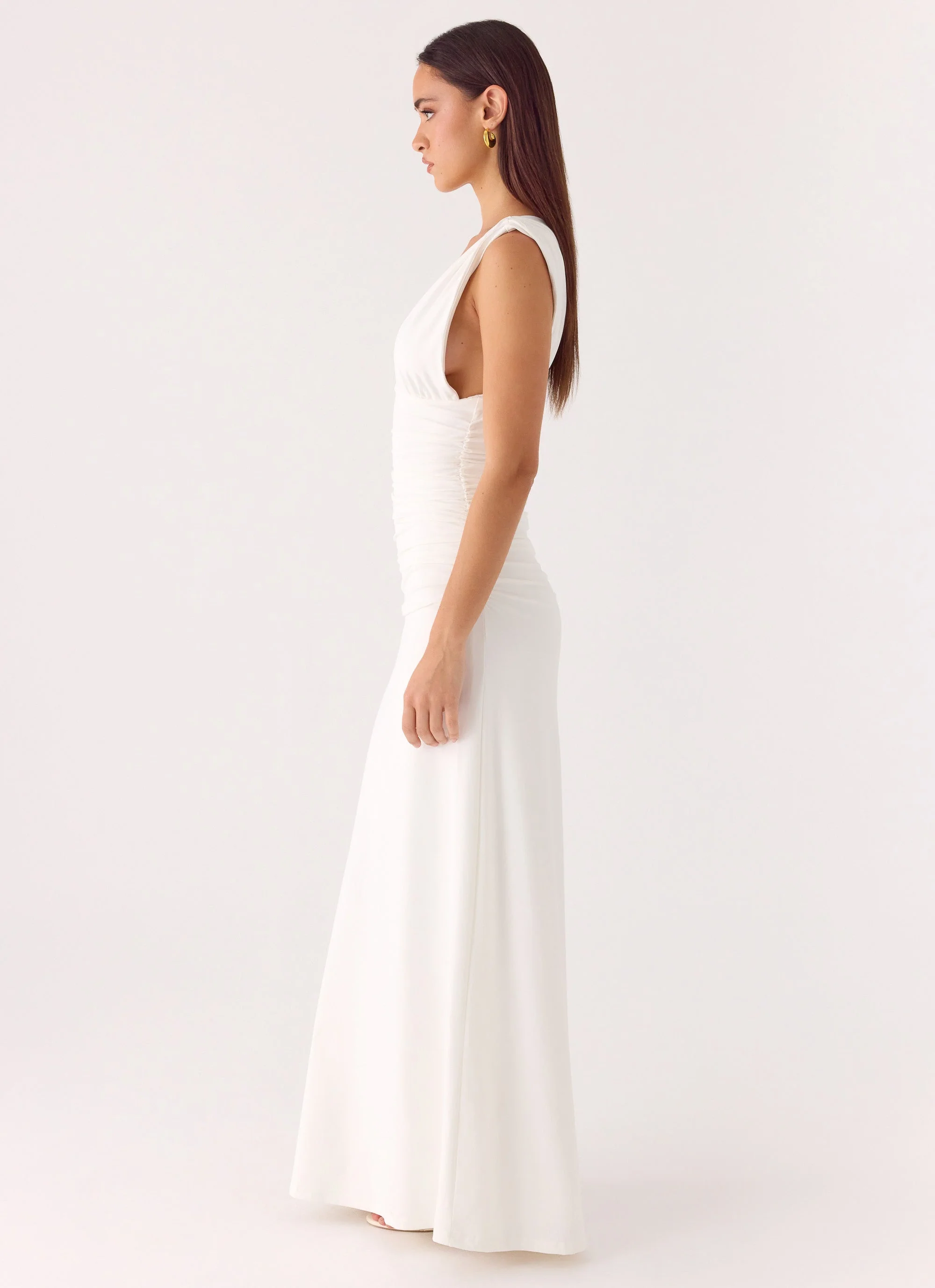 Options Maxi Dress - White - luluinthesky