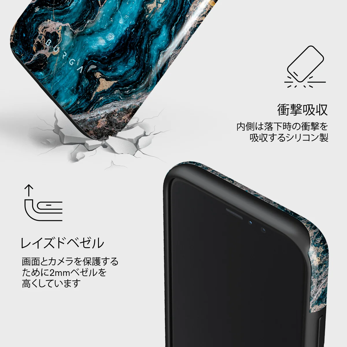 Mystic River - Blue Marble iPhone 11 Pro Max ケース