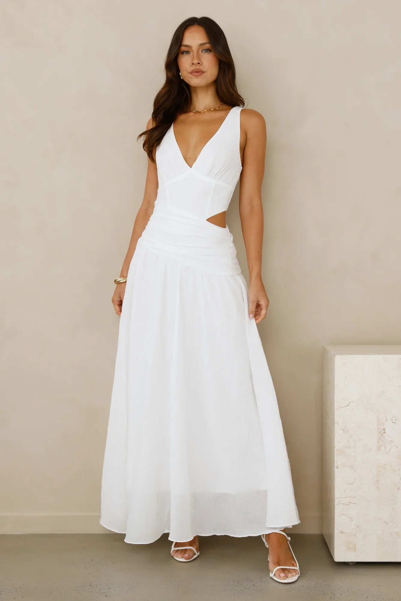 Ballet Babe Maxi Dress White