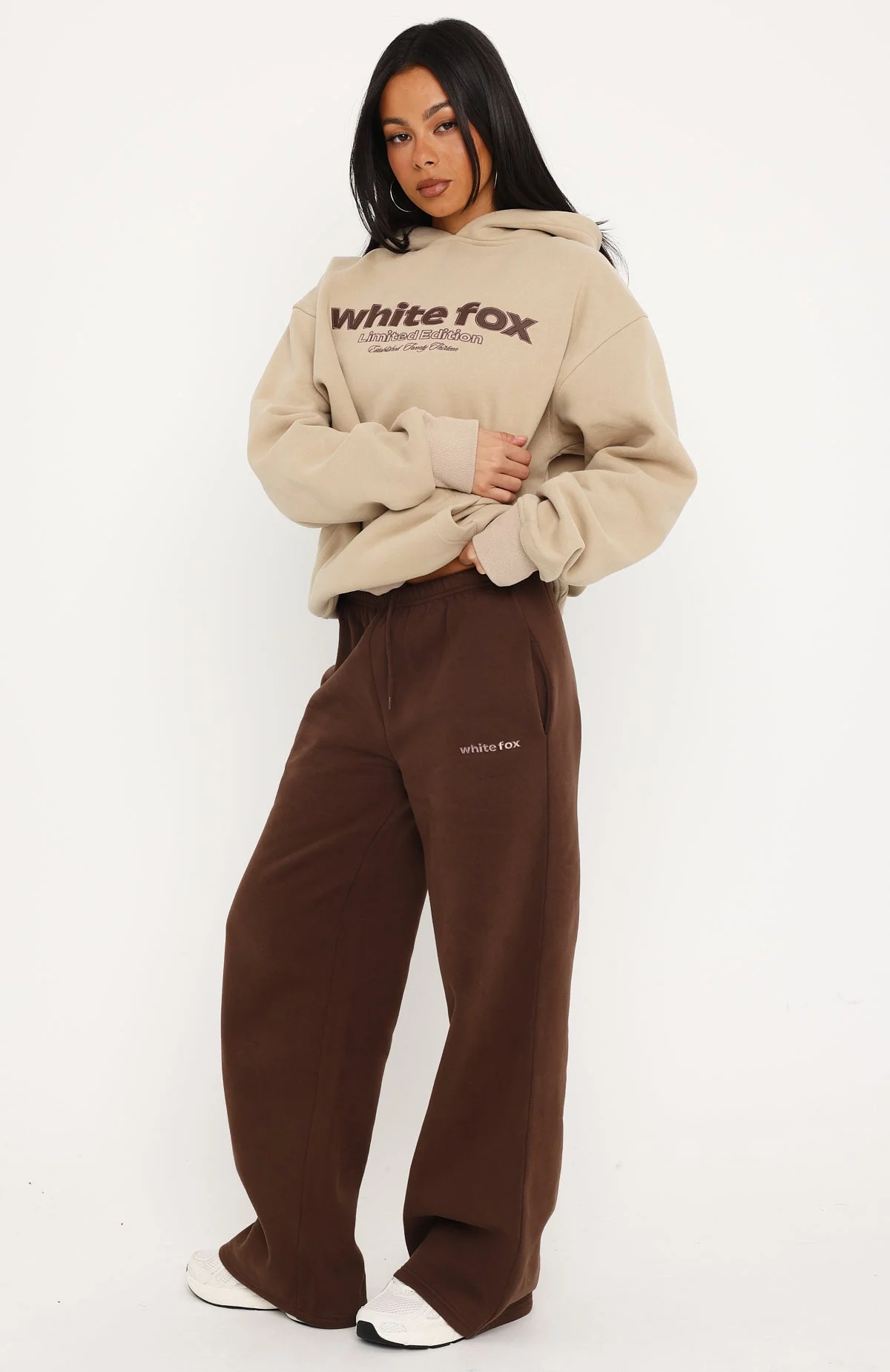 Made Up My Mind Wide Leg Sweatpants Chocolate