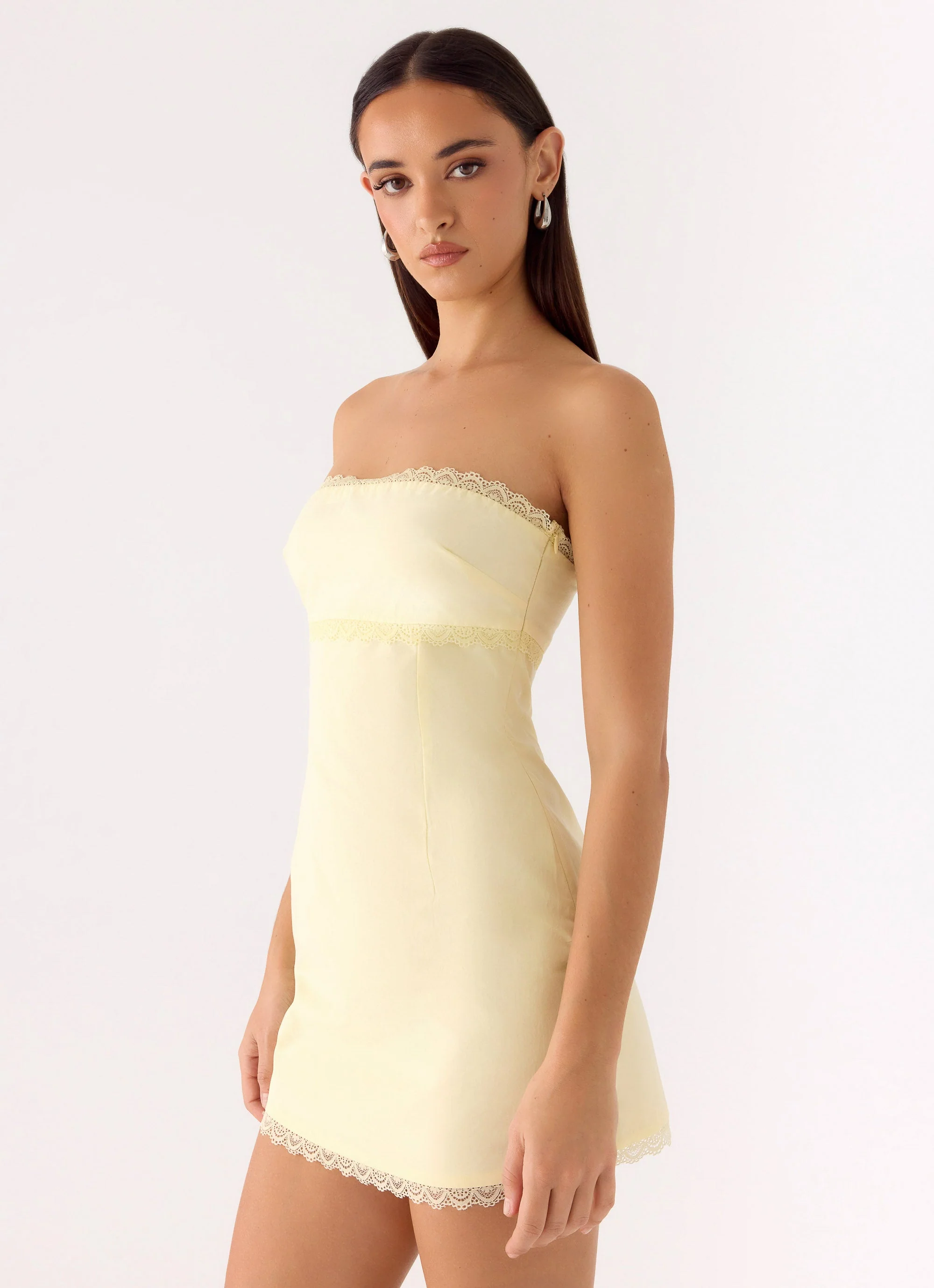 Cala Mini Dress - Yellow - luluinthesky