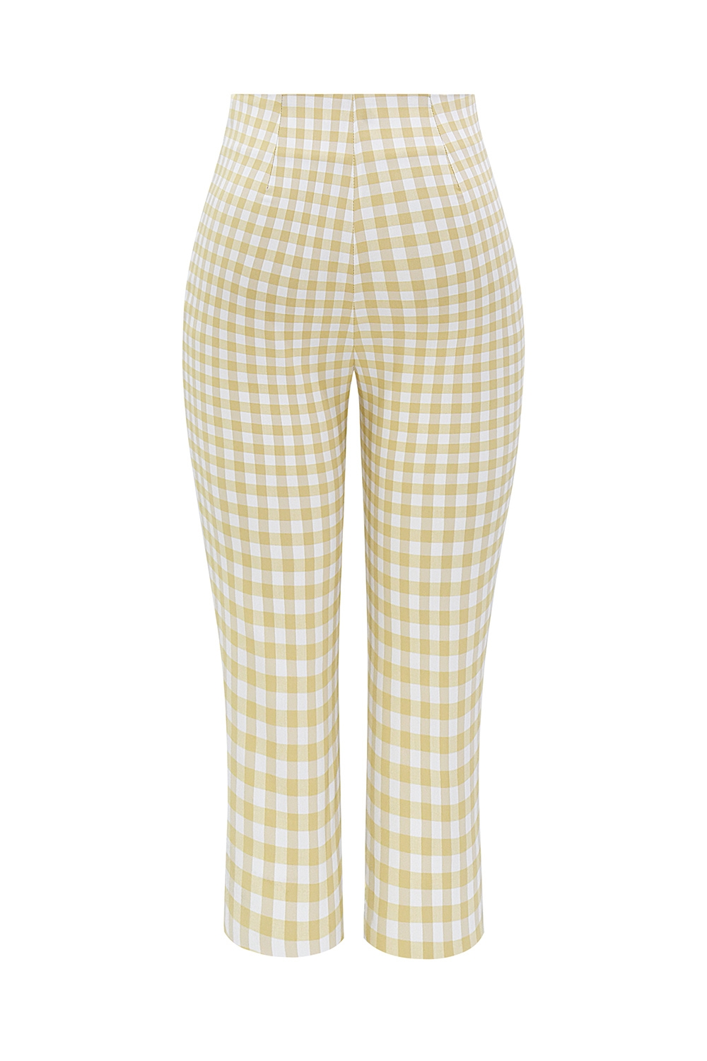 Gingerbread Gingham Capri Trousers