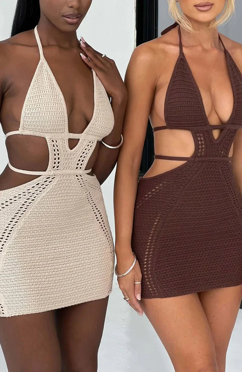 Maita Knitted Mini Dress