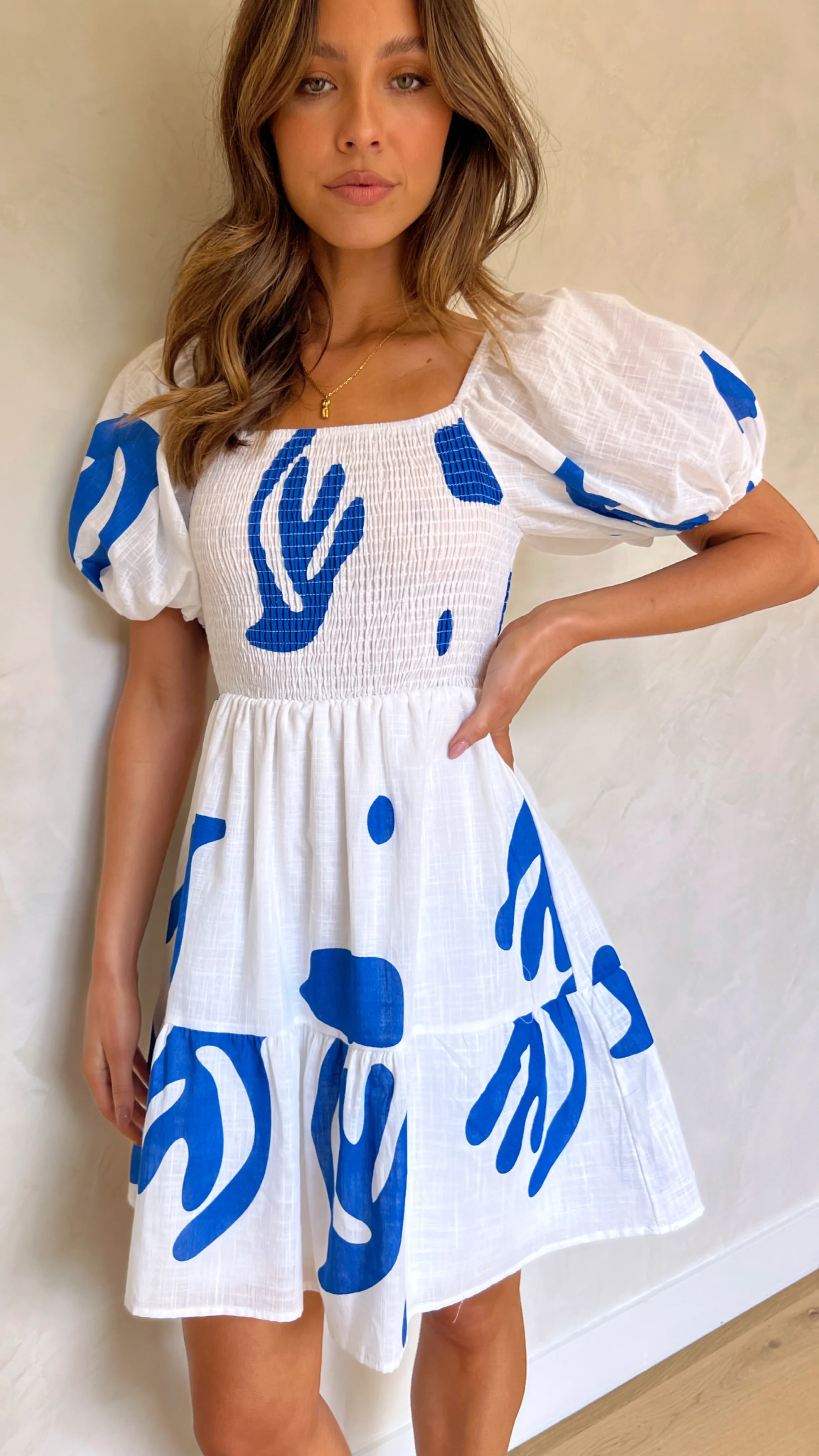 Sunny Mini Dress - Blue