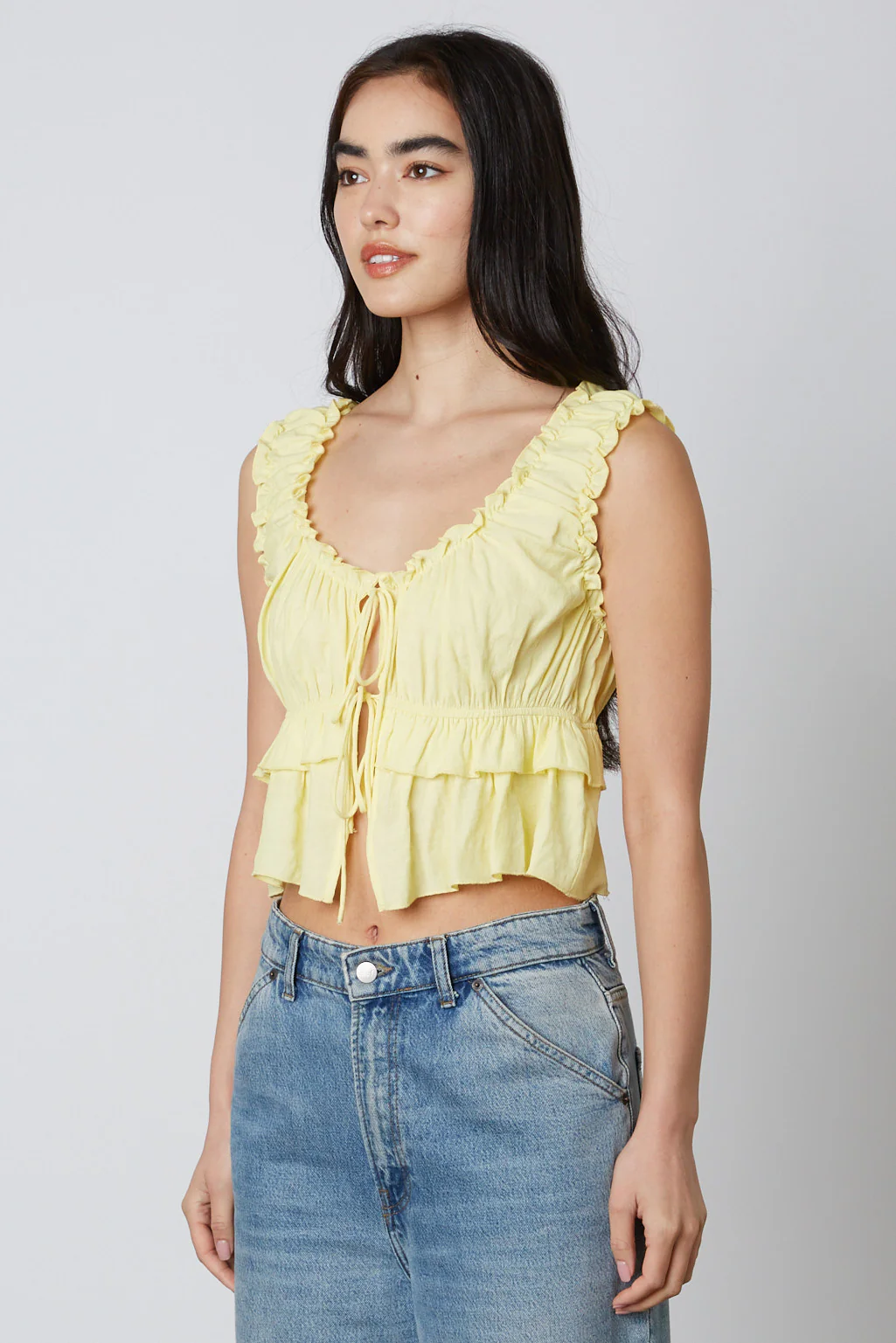Ruffled Peplum Top
