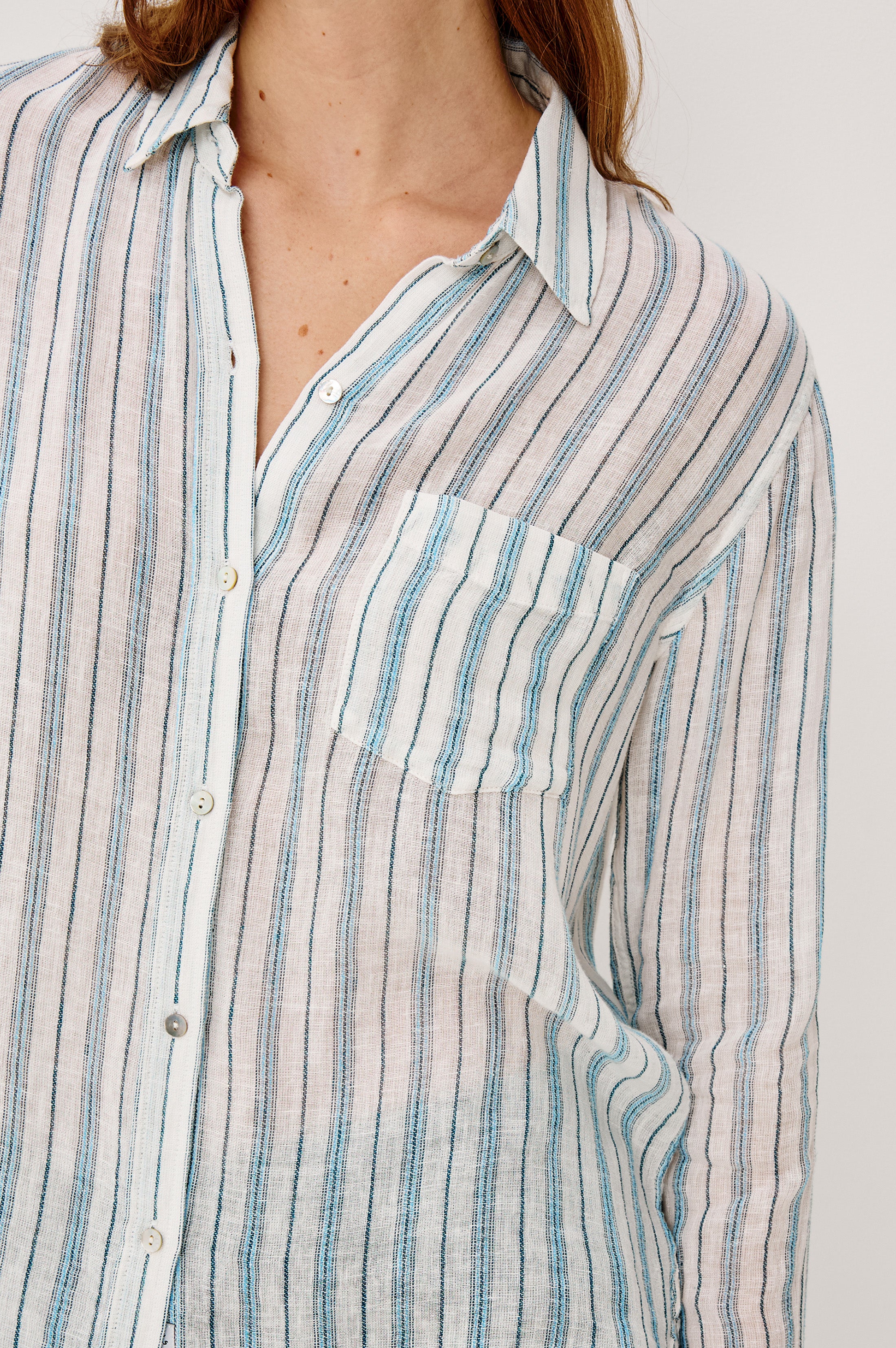 Charli Shirt - Windward Stripe