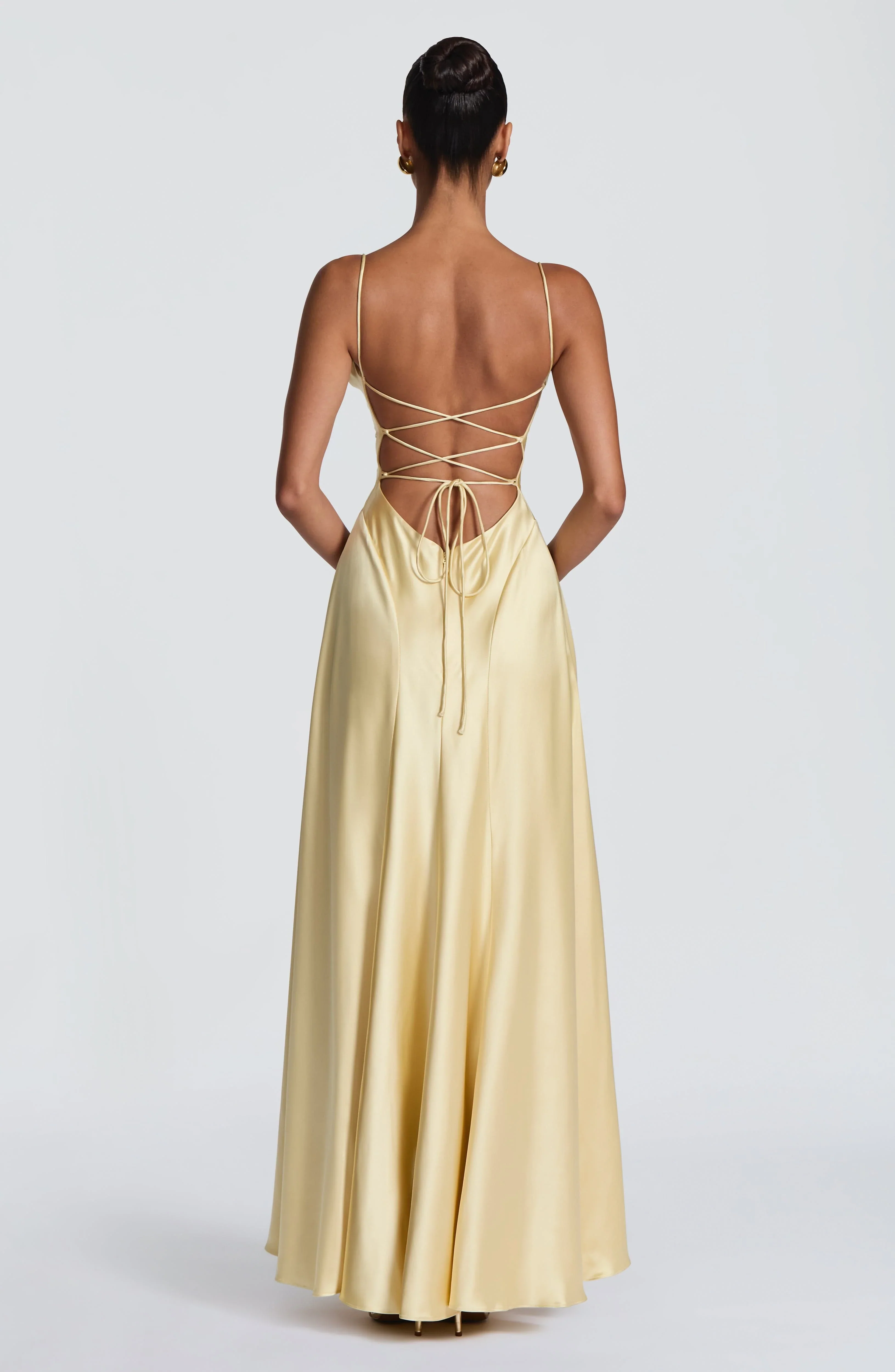 Adelina Maxi Dress - Lemon