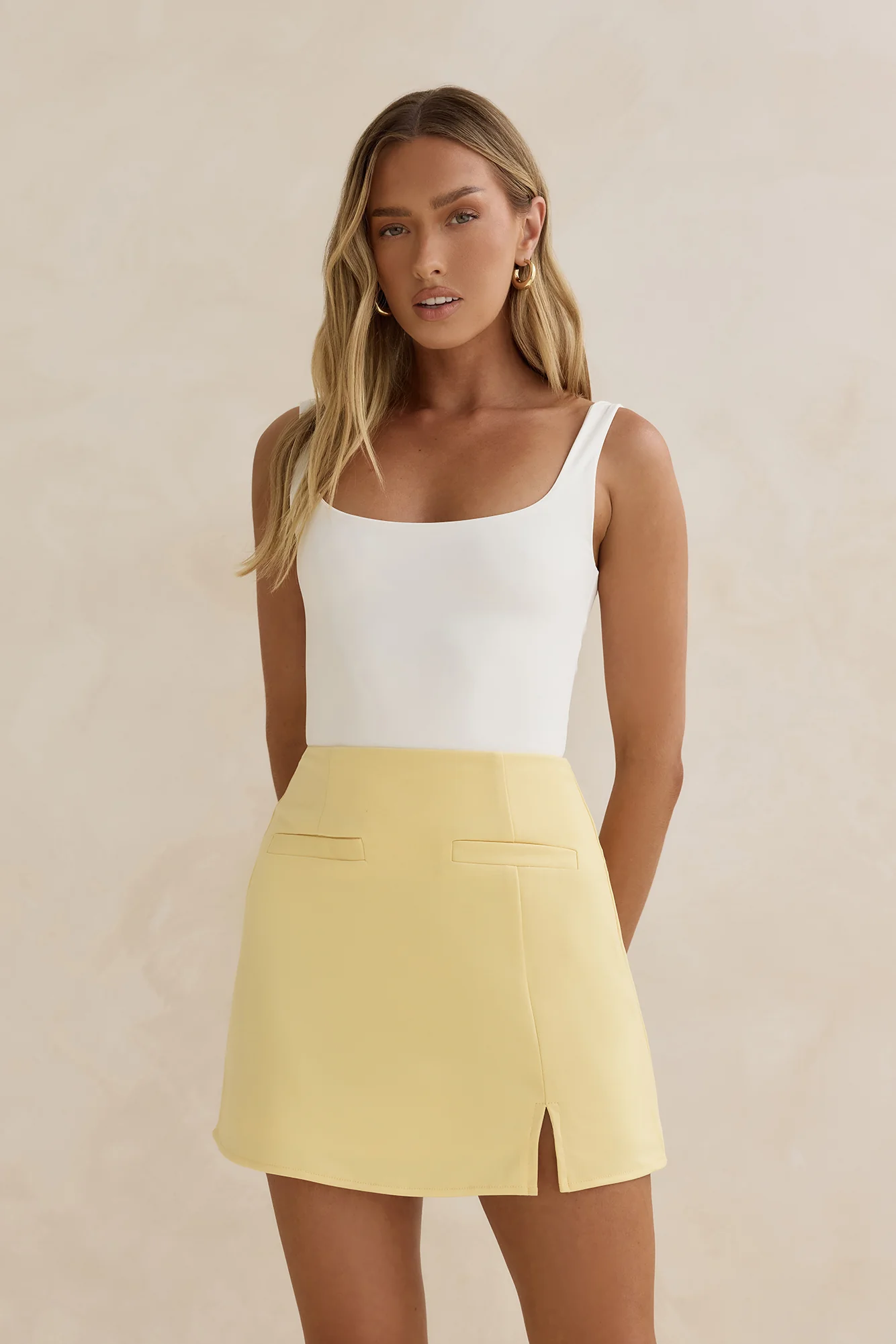 Faye Lane Skirt Yellow