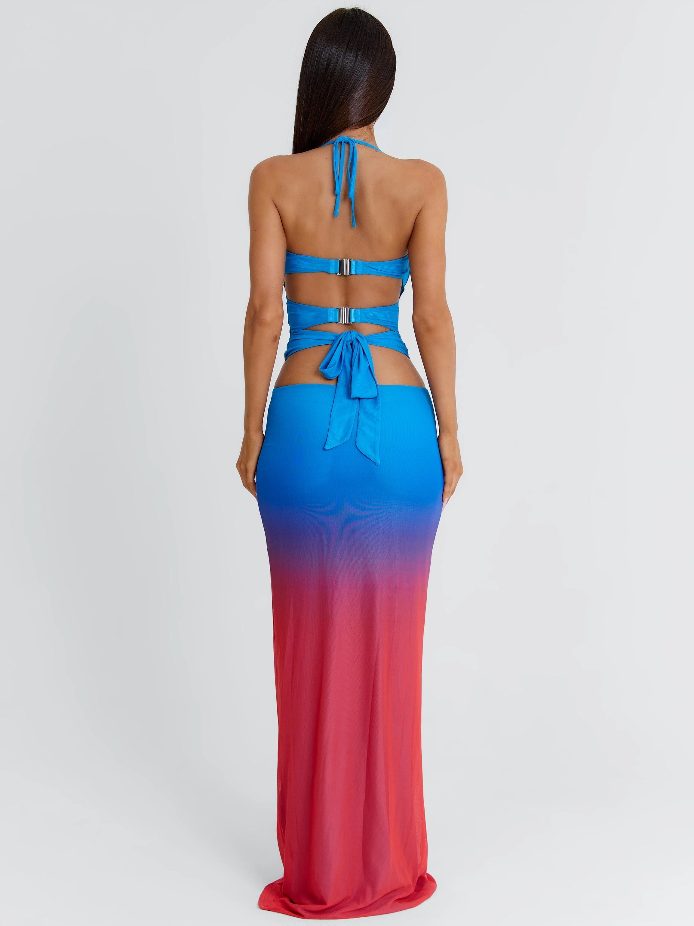 Ellee Maxi Dress Blue Ombre