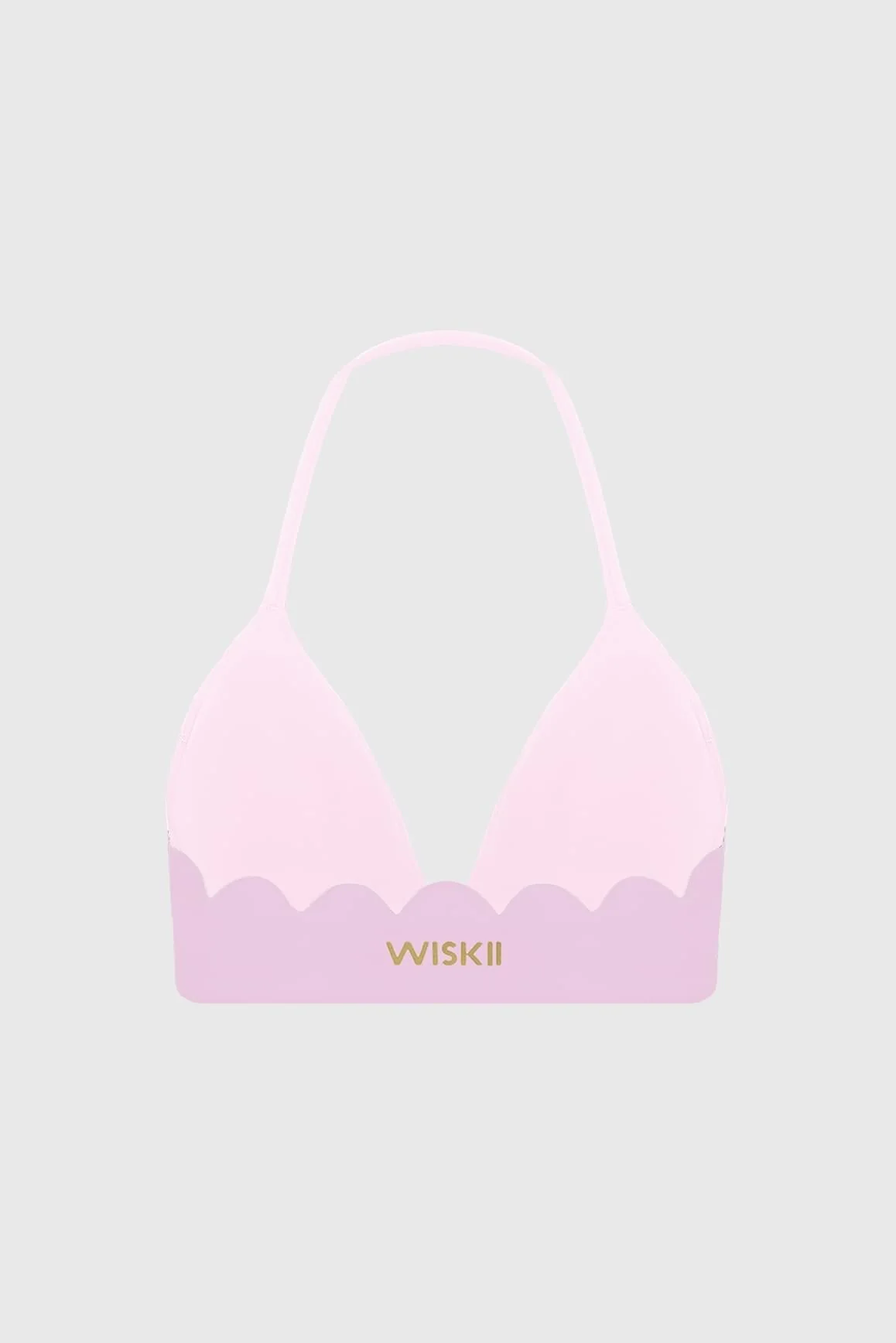 Scallop Contour Halter Bra